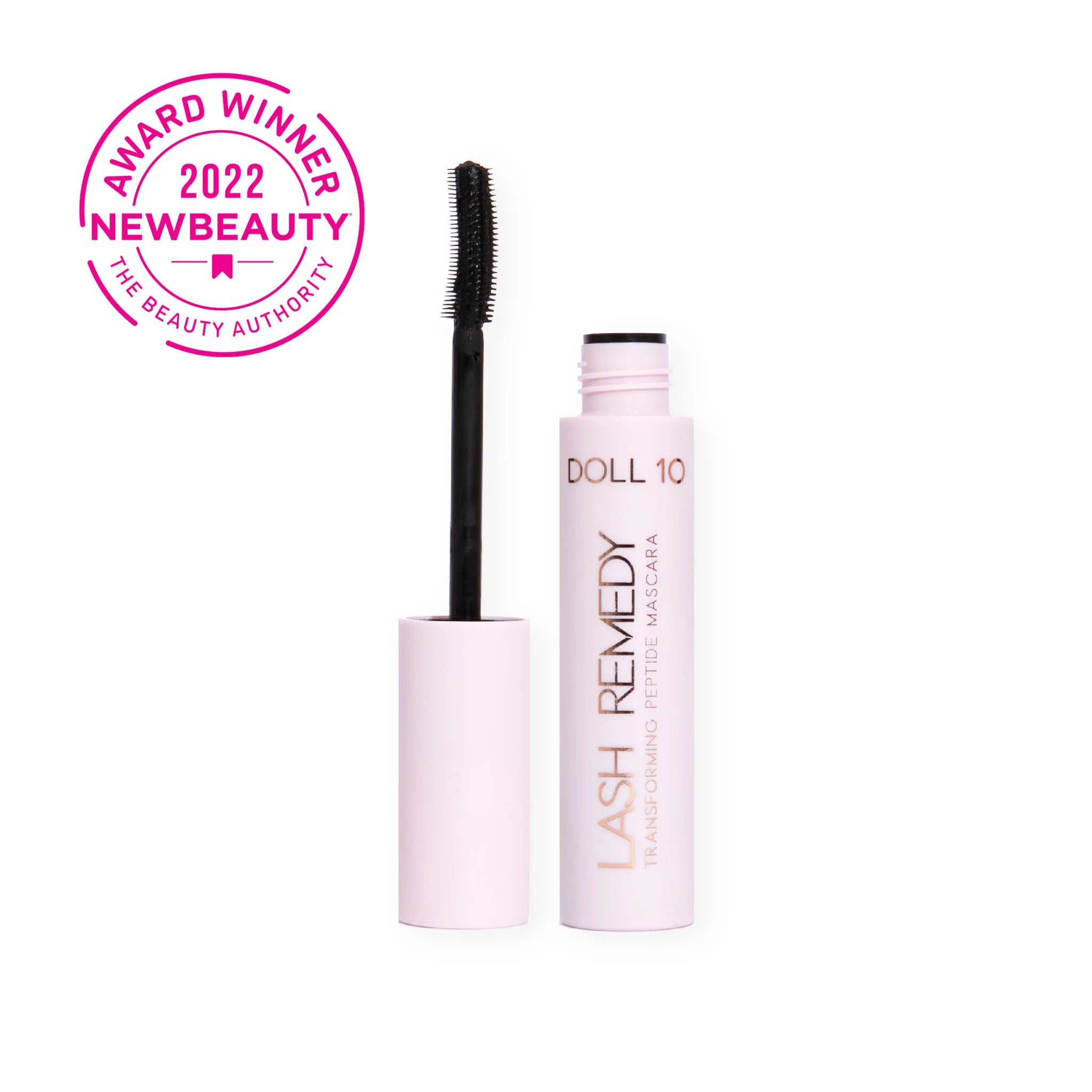 Doll 10 Lash Remedy Transforming Peptide Mascara - Volumizing & Lengthening for Natural Lashes | Perfect for Daily Wear & Special Occasions