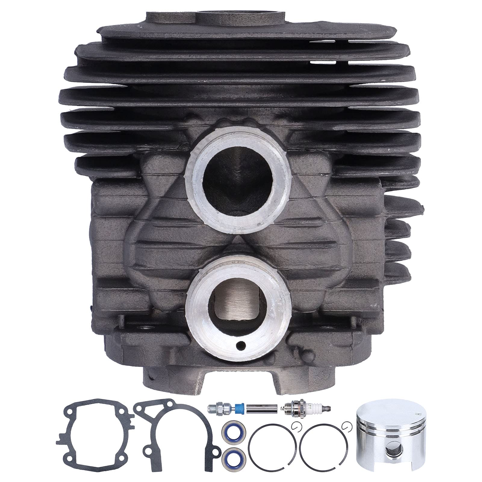 High Precision Zinc Alloy Chainsaw Piston & Cylinder Kit with Piston Gasket - Professional Grade for Gardening, Tree Pruning & Landscaping Tools