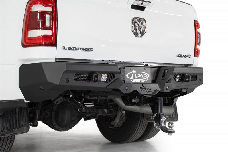 Addictive Desert Designs HD Rear Bumper for 2019-2020 Ram 2500/3500 with Sensor Mounts | Heavy-Duty Truck Accessory for Off-Road & Towing