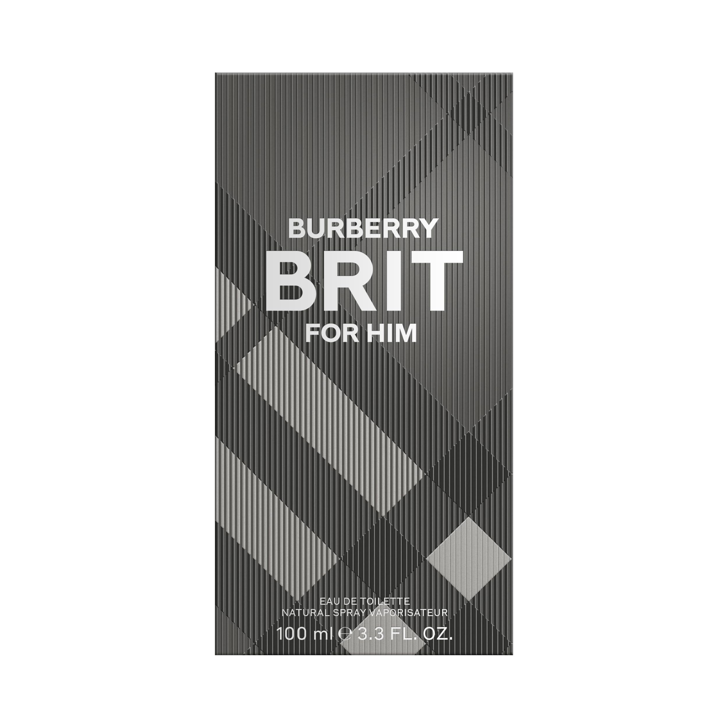 Burberry Brit Eau de Toilette for Men - Woody Cedarwood Cologne with Green Mandarin, Wild Rose & Tonka Bean Notes - Long Lasting Fragrance Spray - Perfect for Daily Wear, Office & Evening Events