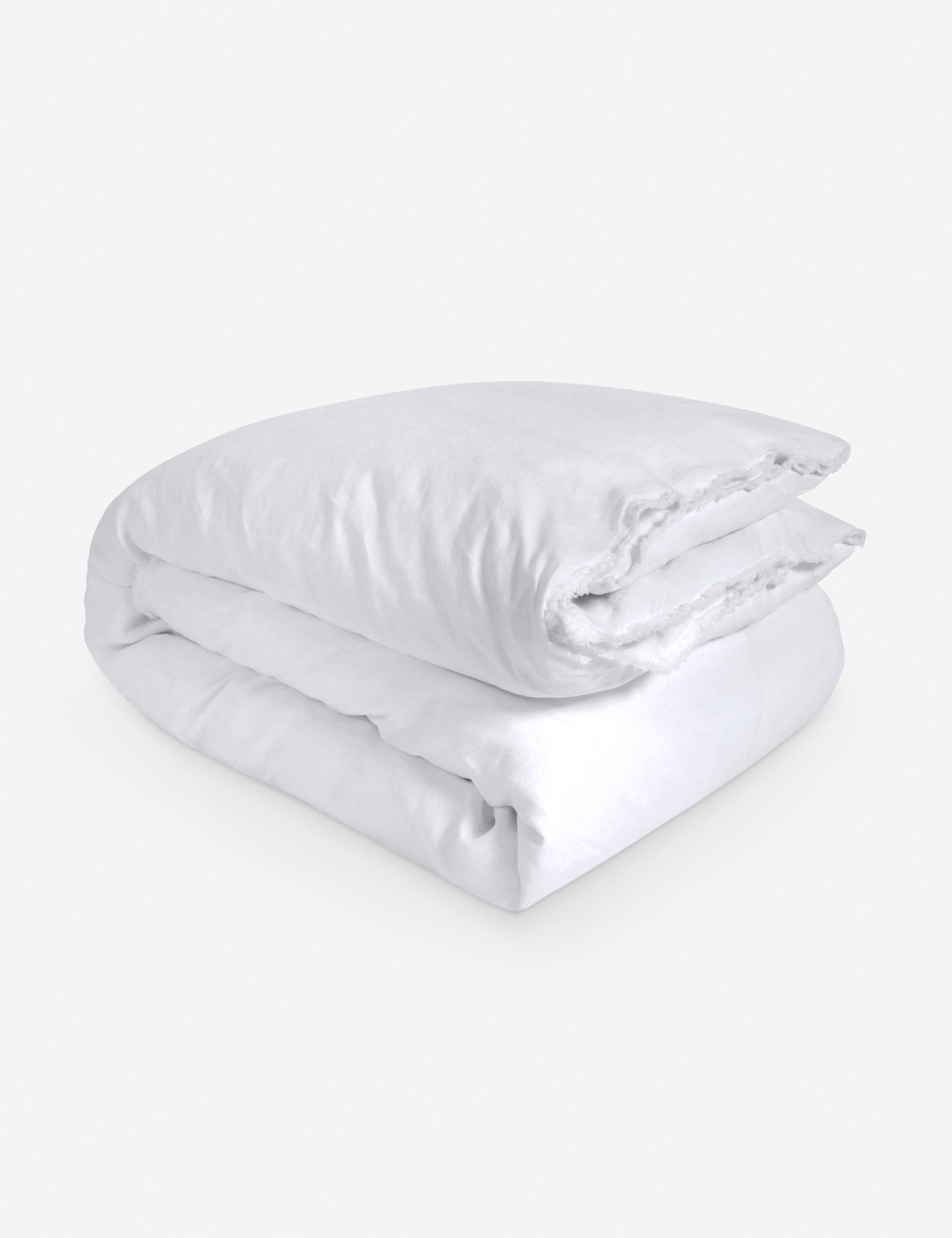 Premium Blair Stonewashed Linen Duvet Cover Set - Breathable & Soft 100% French Flax Linen Bedding - Perfect for Cozy Bedrooms, Guest Rooms & Vacation Homes