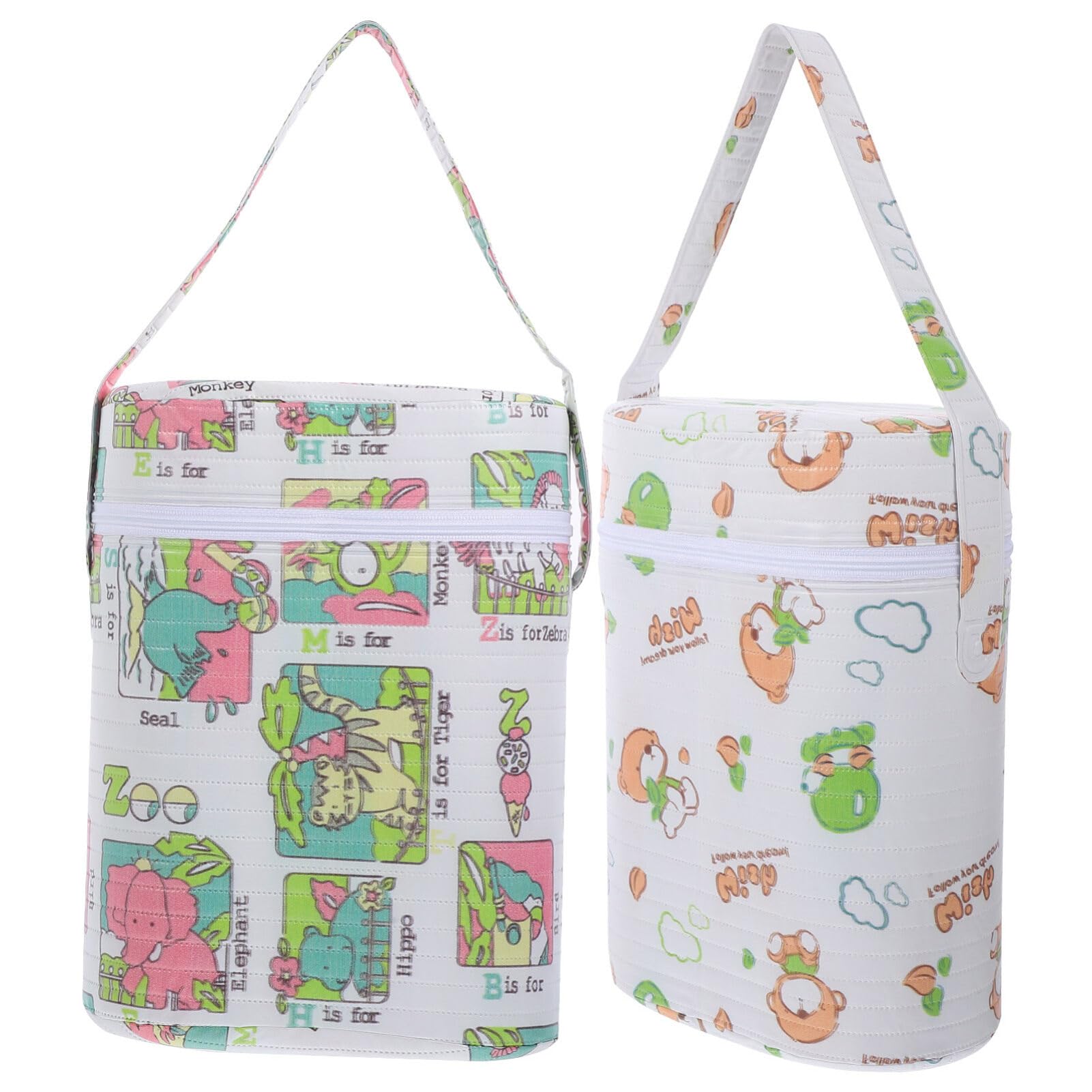 iBasenice Insulated Baby Bottle Warmer Bag - Portable Breast Milk Warmer & Storage for Travel, On-the-Go - Perfect for Daycare, Road Trips & Outdoor Feeding