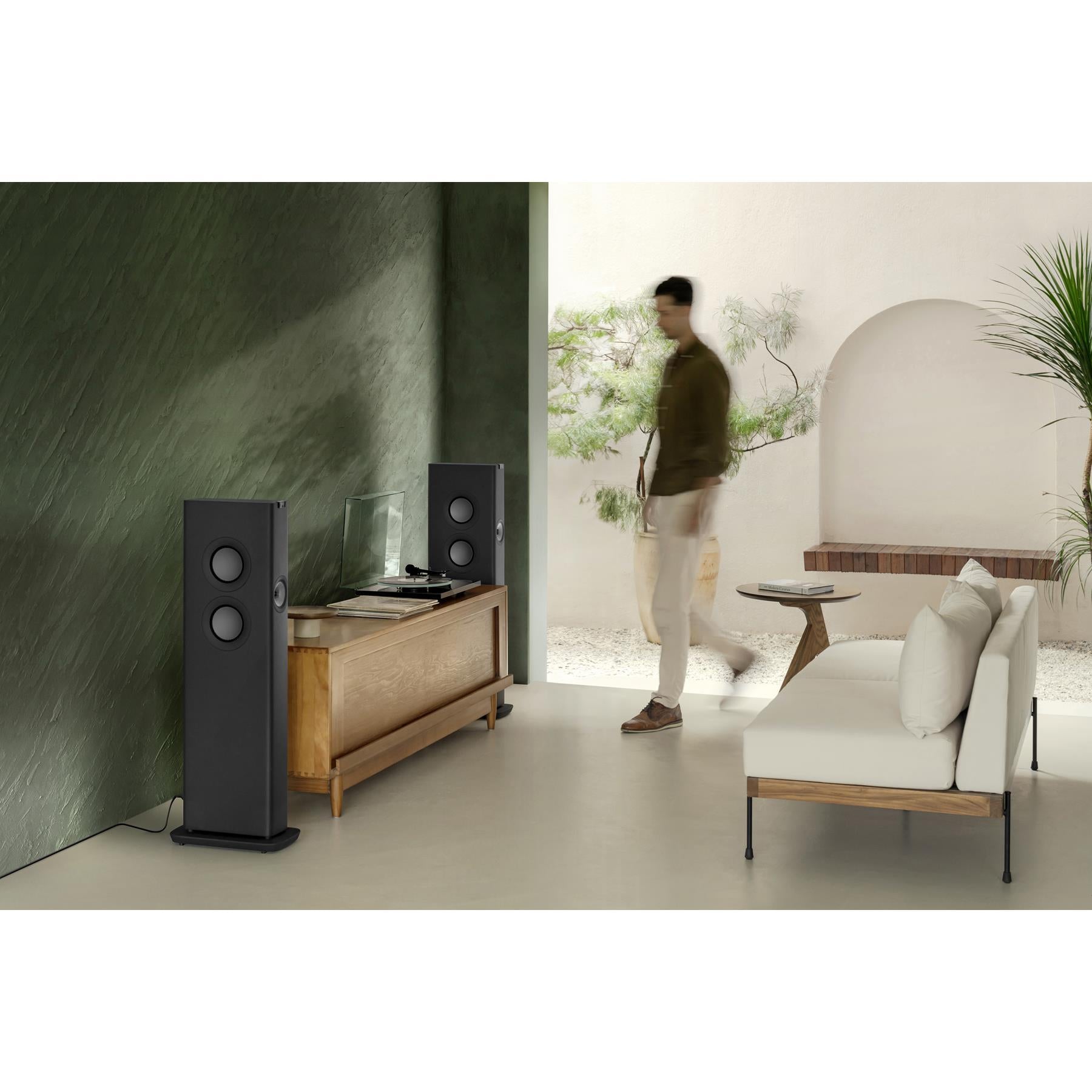 KEF LS60 Wireless HiFi Speakers (Pair) - Premium Sound Quality for Home Theater & Music Listening | Open Box Special