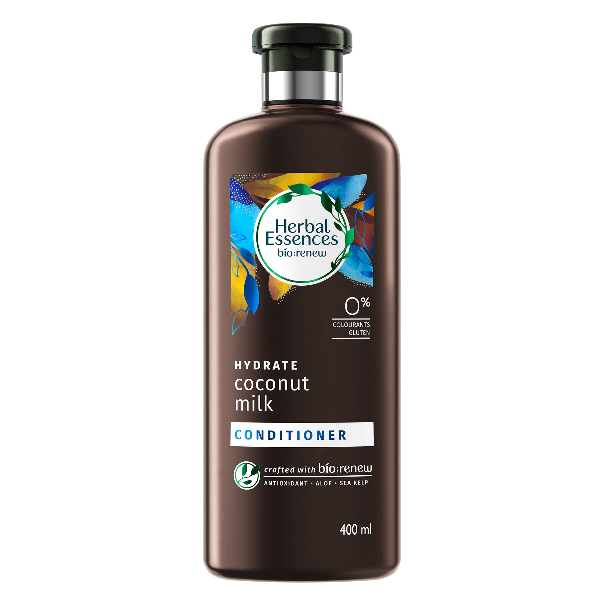 Herbal Essences Bio:Renew Coconut Milk Conditioner 400ml - Paraben Free, No Colorants - Hydrating & Nourishing for Dry, Damaged Hair - Perfect for Daily Use & Salon-Quality Results