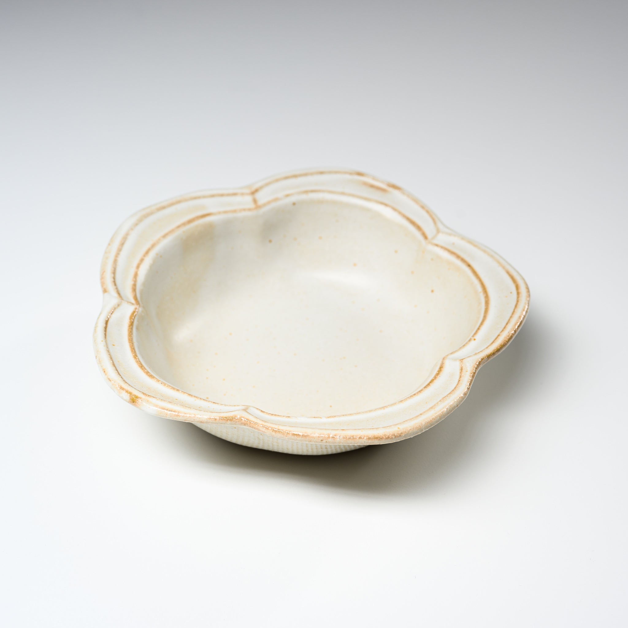 Wakasama Ceramic Plum Shallow Bowl - Handcrafted Japanese Pottery for Tea, Dessert & Home Decor | Traditional Kiln-Fired Tableware for Asian Cuisine & Modern Dining