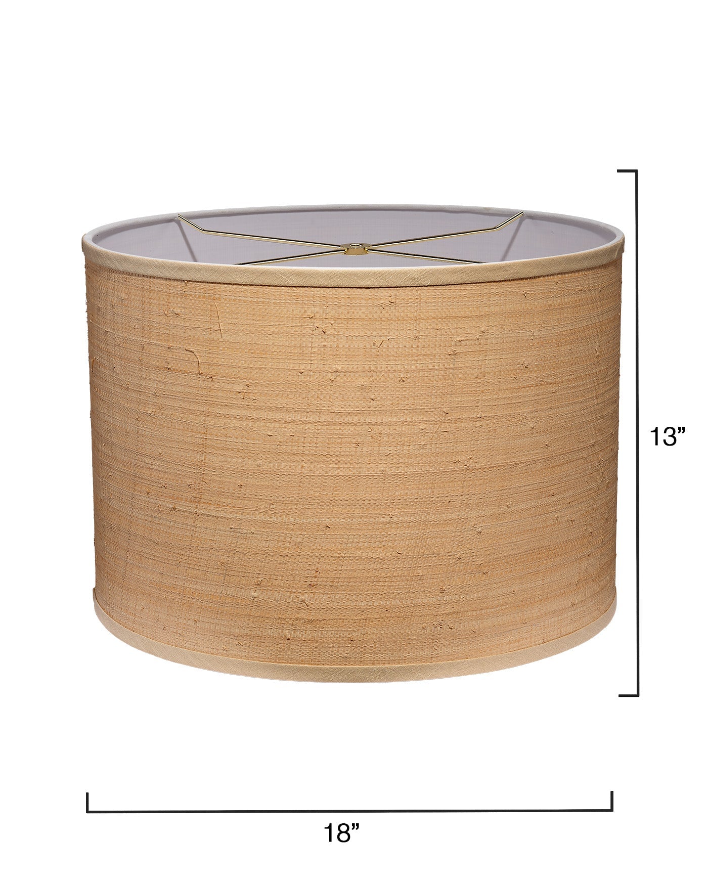 Natural Raffia Drum Lamp Shade - Handwoven Boho Chic Pendant Light for Living Room, Bedroom & Dining Room Decor