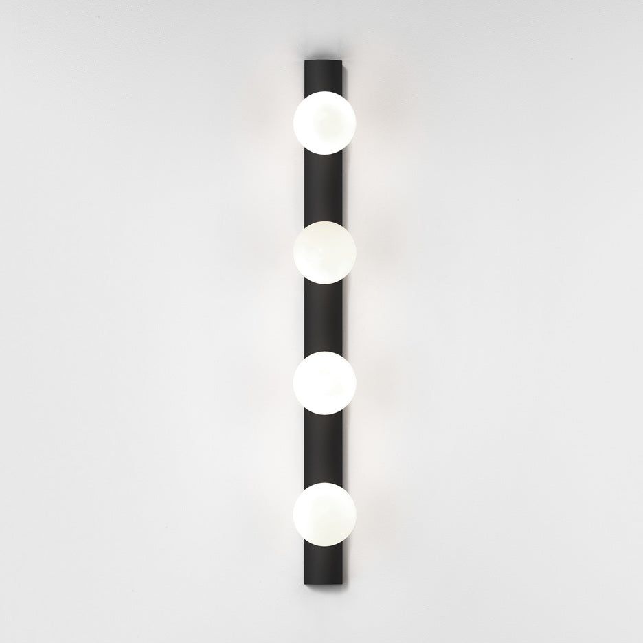 Cabaret IP44 Rated Bathroom Wall Light in Matt Black or Polished Chrome - Perfect for Modern Bathrooms, Powder Rooms and Spa Areas