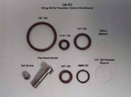 OmniSwivel O Ring Kit for Scuba Diving - Compatible with Poseidon Cyklon 2nd Stage Regulator | Replacement Seals for Diving Equipment Maintenance | Perfect for Professional Divers and Underwater Explorers