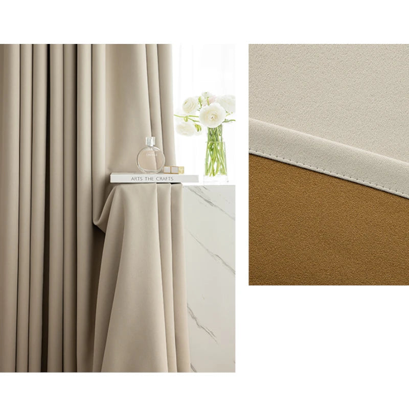 Alice Japandi Style Curtain Swatch Samples - Minimalist Neutral Fabric Swatches for Window Treatments - Perfect for Boho, Scandinavian & Japandi Home Decor