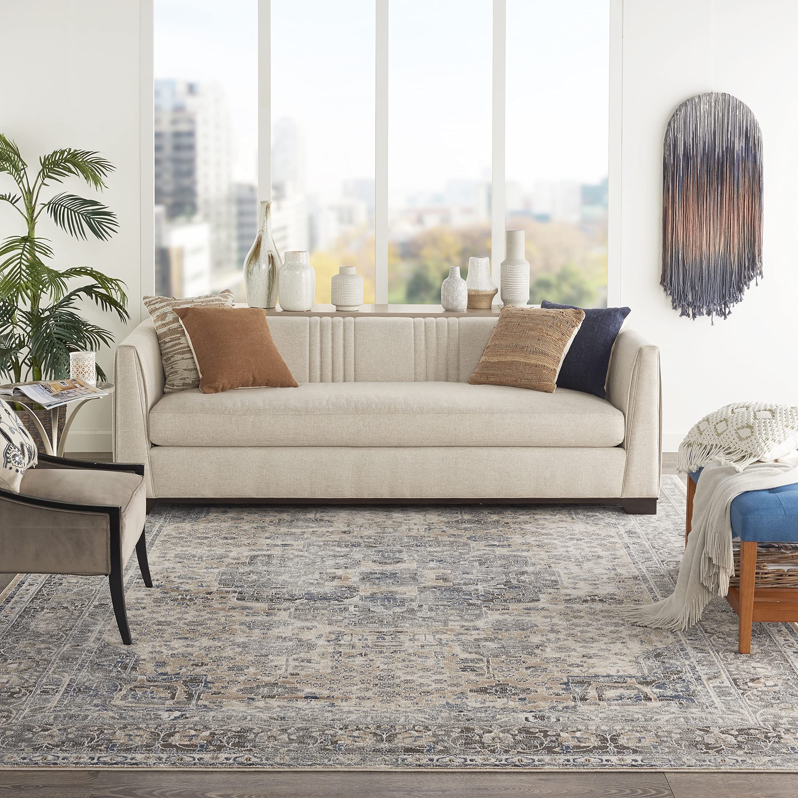 Nourison Concerto Persian Beige/Grey 6'7