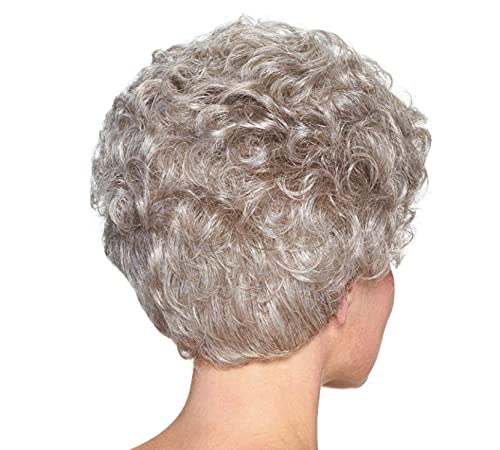 Fluffy Short Curly Wigs for Women - Natural Daily & Queen Costume Cosplay Wig - Perfect for Middle-Aged Women & Girls - Great for Parties, Halloween, Cosplay & Everyday Wear