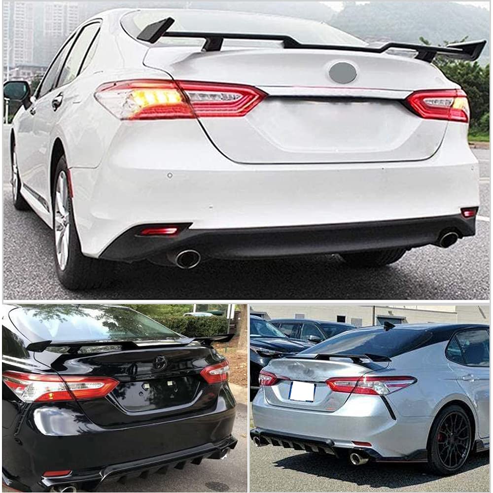 ABS Gloss Black Rear Trunk Spoiler for 2018-2020 Toyota Camry LE SE XLE XSE (8th Gen) - Boot Wing Lip Spoiler - Enhances Style & Aerodynamics - Perfect for Car Enthusiasts & Custom Upgrades
