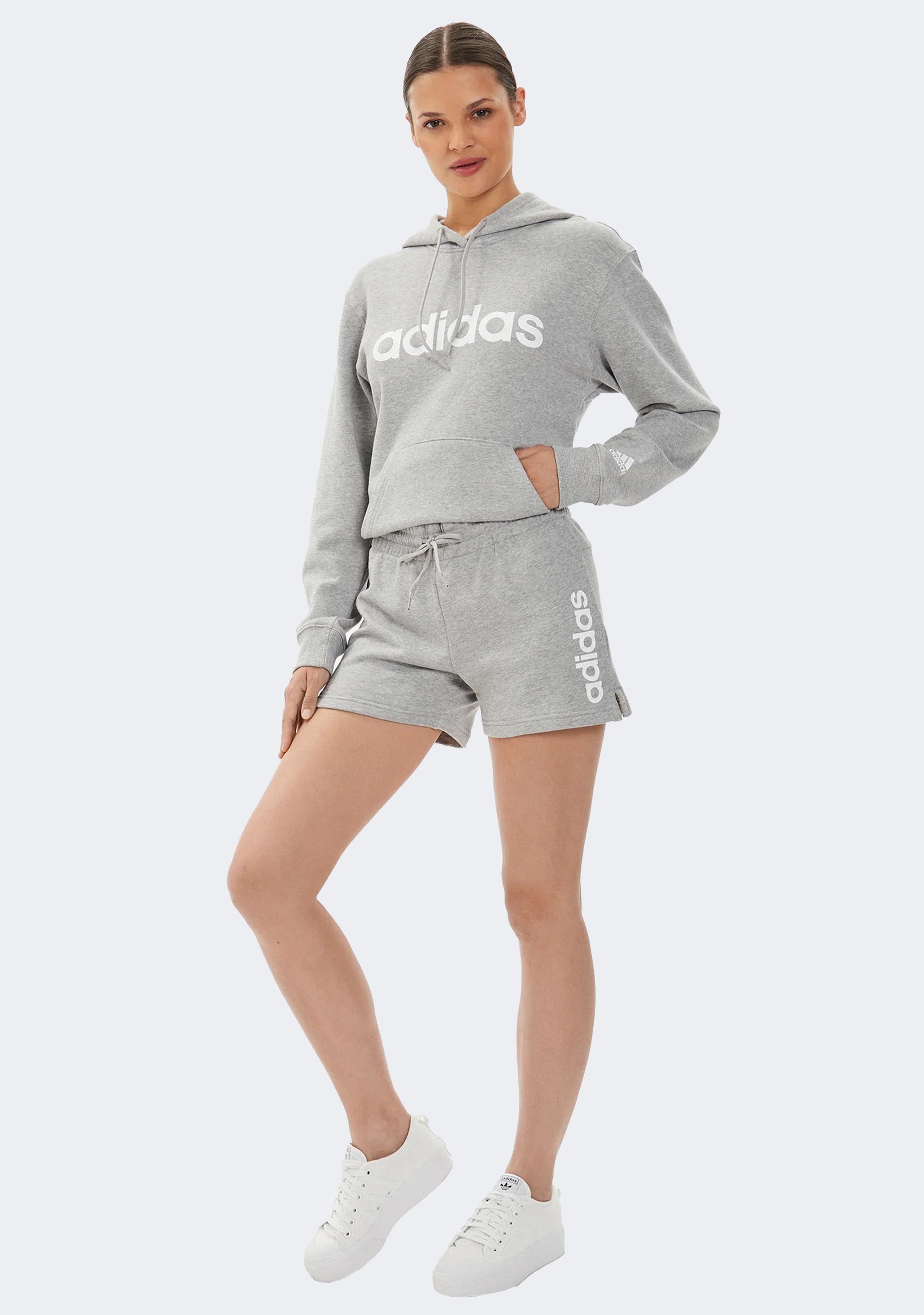 Adidas Women's Essentials Slim Logo Shorts - Comfortable Athletic Shorts for Running, Yoga & Gym Workouts - Perfect for Casual Wear & Sports Activities