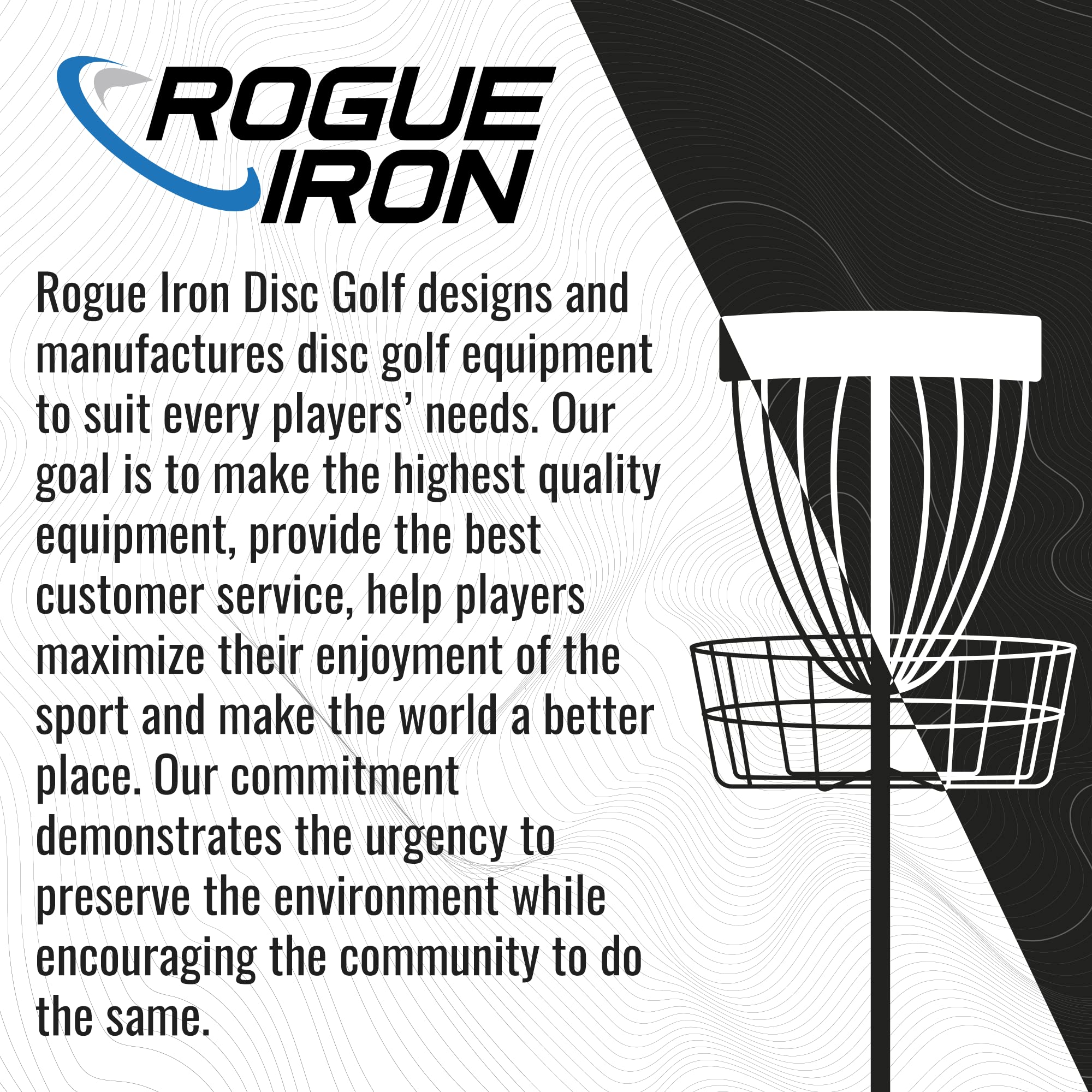 Rogue Iron Disc Golf Rangefinder - Accurate Distance Measurer in Feet for Disc Golf Players | Perfect for Course Navigation & Practice Sessions