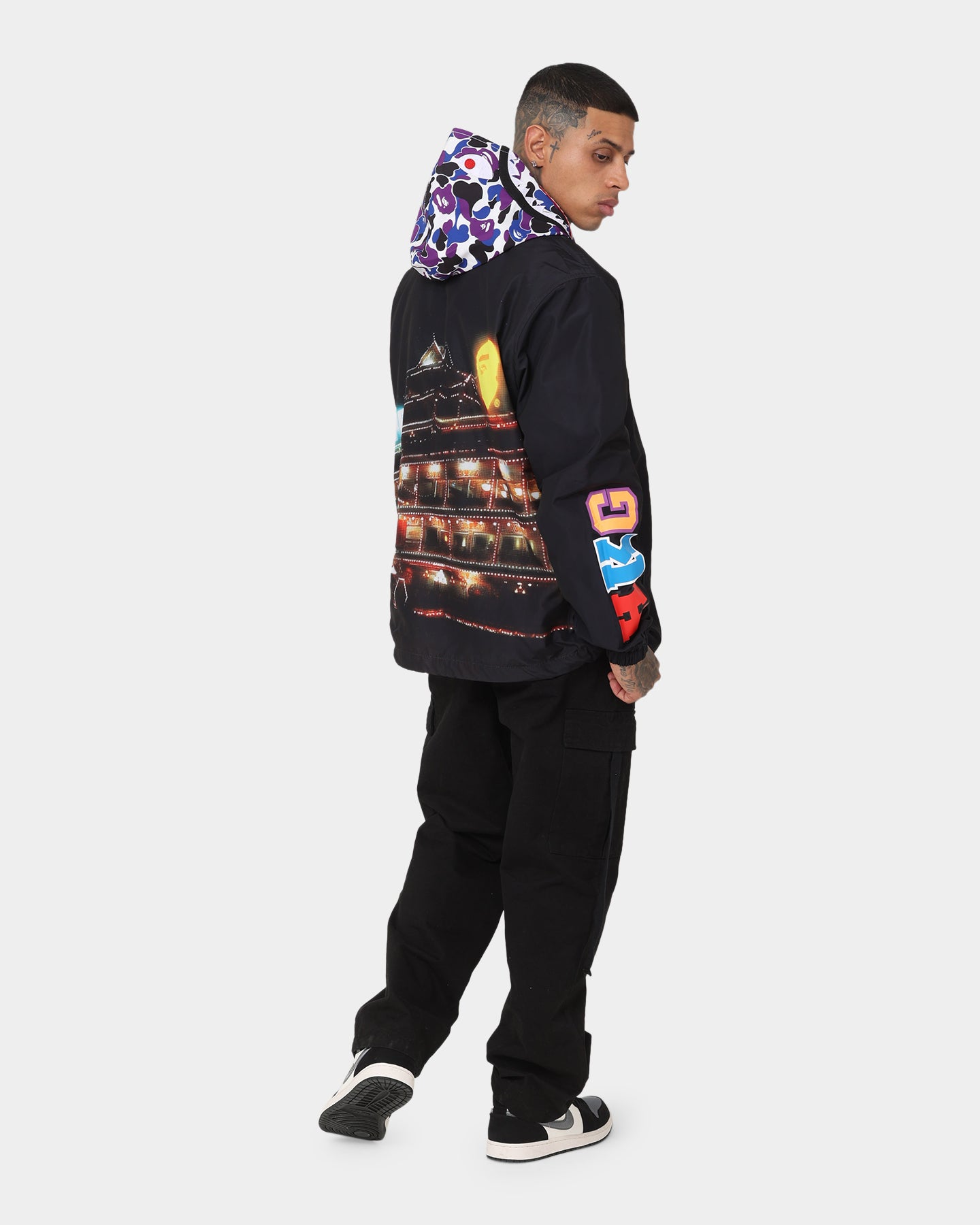 BAPE 16th Anniversary Jacket - Black Limited Edition Streetwear Hoodie | BAPE Store Hong Kong Exclusive | Perfect for Urban Fashion & Street Style Outfits