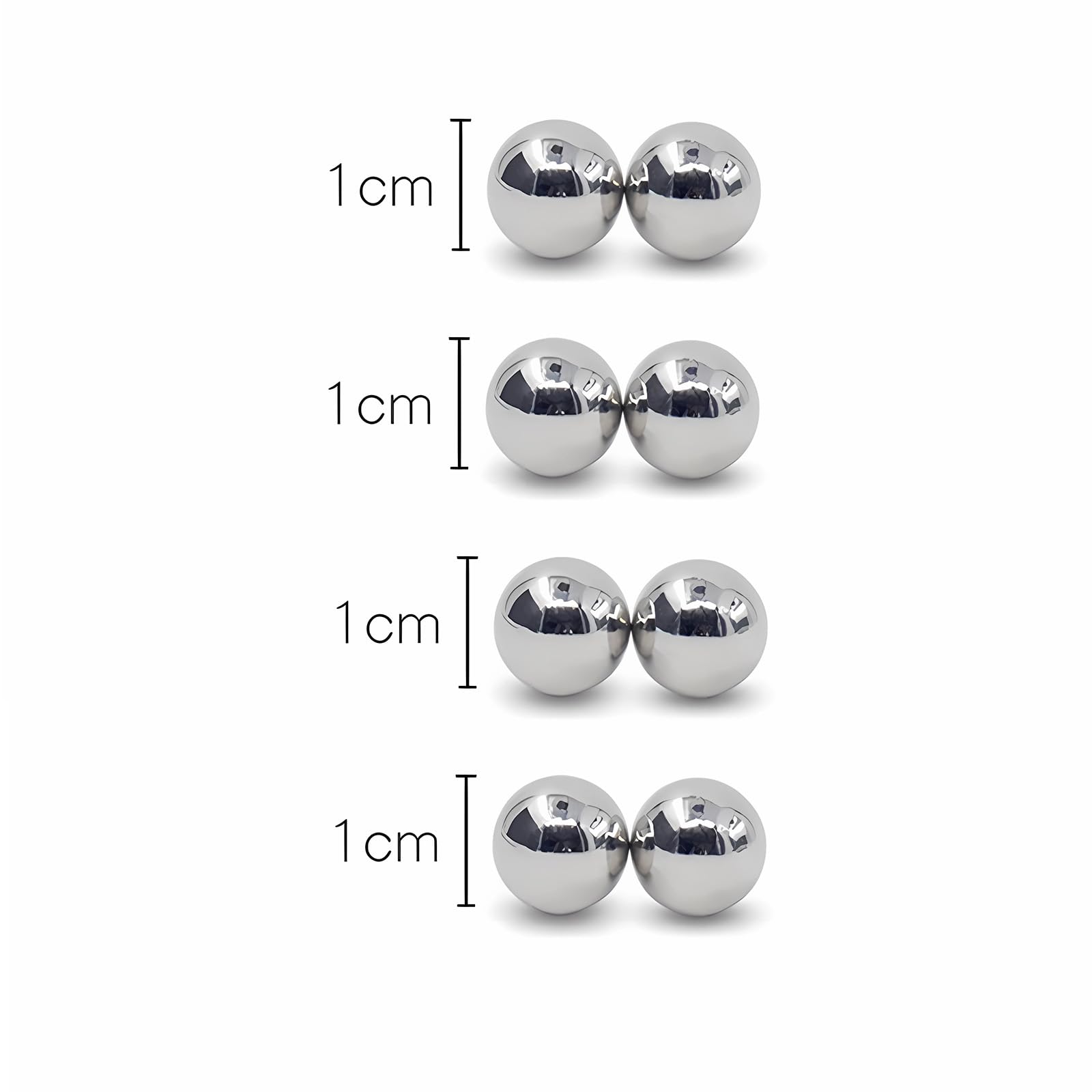 Metal Beaded Nipple Clamps for Women - BDSM Non-Piercing Clit Clamps, Sex Bondage Kit with Clitoral Stimulation - Sensual Pleasure Toys for Couples & Adults - Perfect for Spicing Up Your Bedroom Play & BDSM Exploration