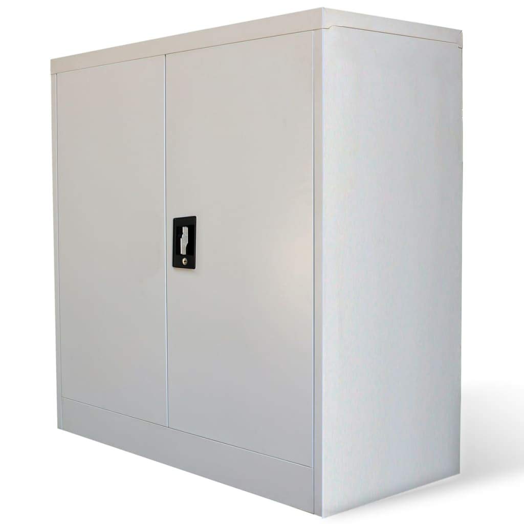 Metal File Cabinet with 2 Doors - Mobile Storage Drawers for Office & Home Organization | Perfect for Documents, Supplies, and Workspace Storage