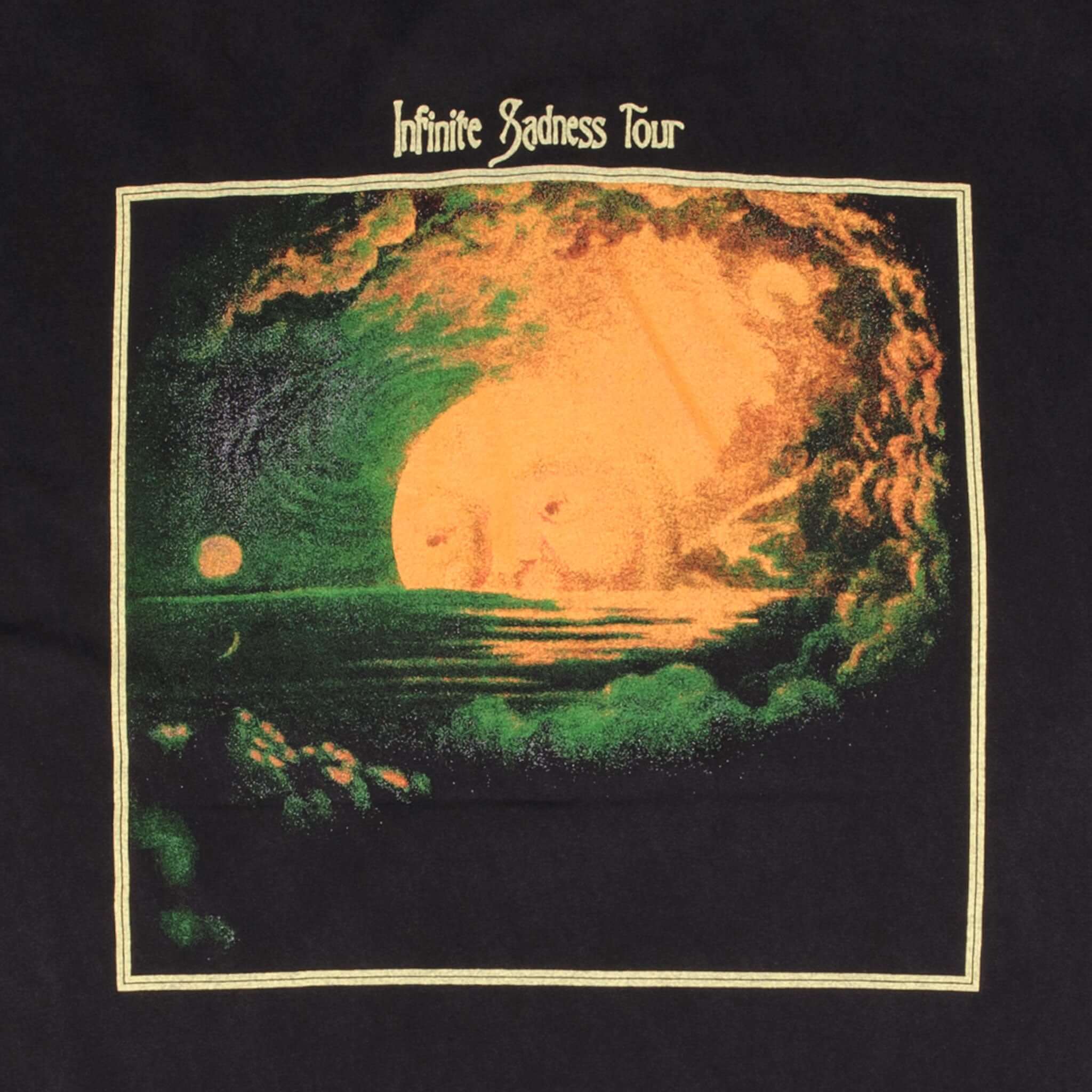 Vintage Smashing Pumpkins Infinite Sadness Tour 1995 T-Shirt XL - Made in USA - 90s Grunge Band Tee for Concerts & Retro Fashion