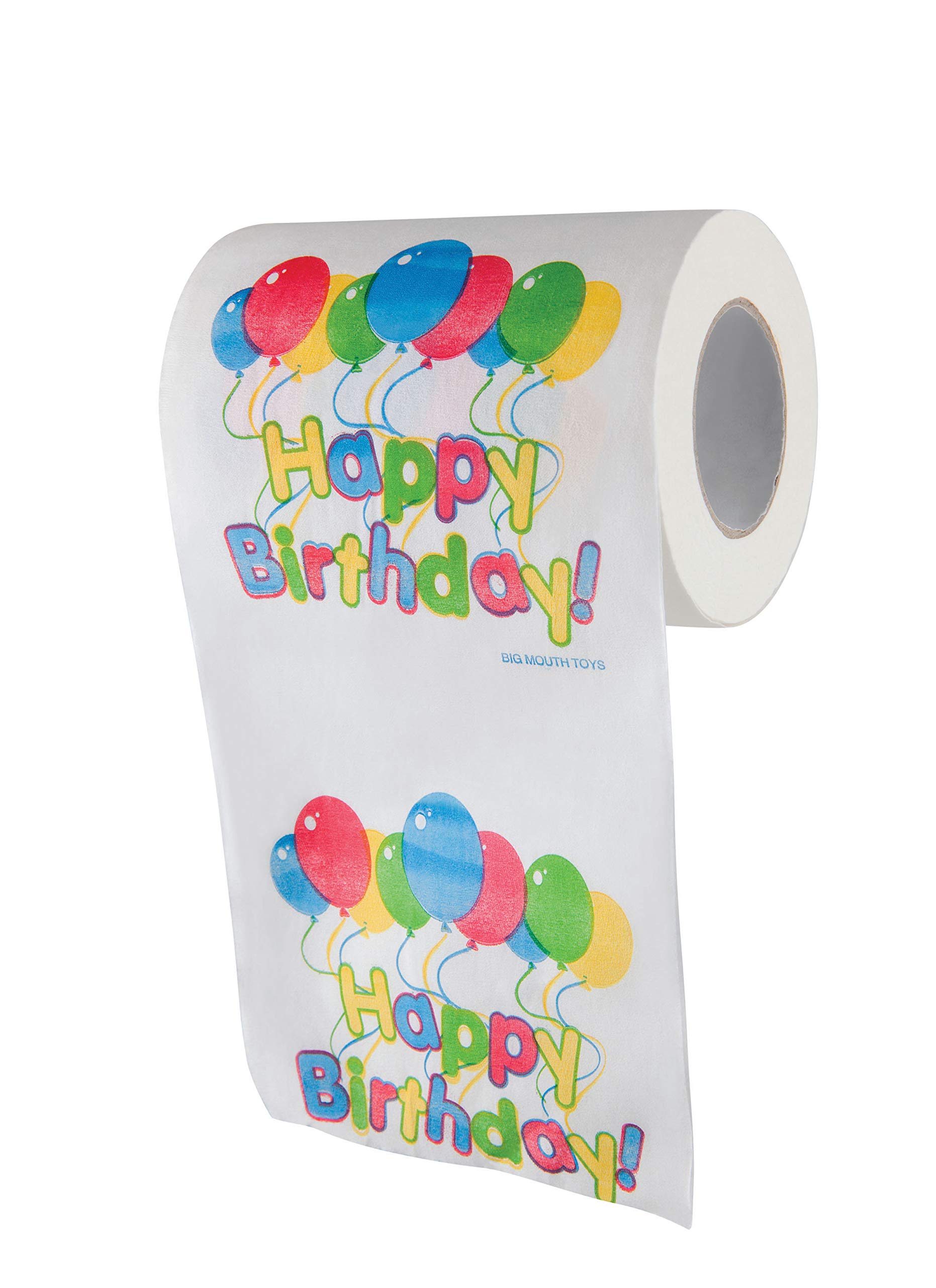 Happy Birthday Toilet Paper - Fun Novelty Gift for Birthday Parties & Prank Gags - Perfect for Gag Gifts, Office Pranks & Birthday Decorations
