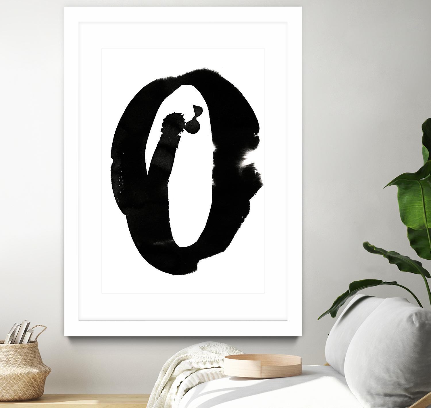 Abstract Black and White Wall Art Canvas Print - Modern Home Decor for Living Room, Bedroom & Office | Composition in Black and White 3