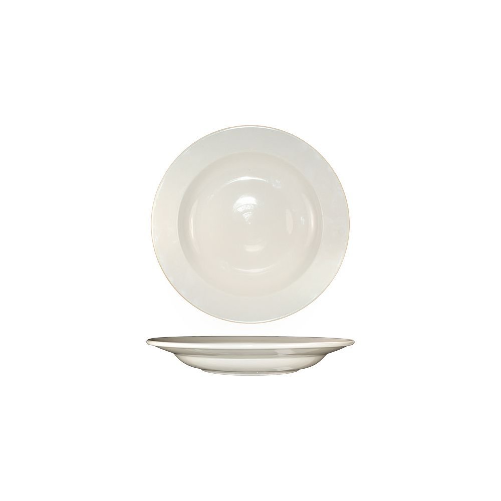 Premium 17 Oz White Pasta Bowl - Authentic Roma Style Tableware for Italian Cuisine | Perfect for Spaghetti, Salad & Soup | Dishwasher Safe & Durable Dinnerware