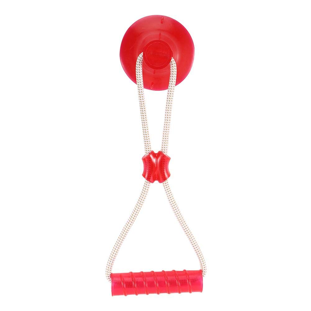 Zerodis Durable Dog Chewing Ball Toy - Interactive Teething Stick for Puppies, Teeth Cleaning & Tug of War Training - Red (Perfect for Indoor Play & Outdoor Exercise)
