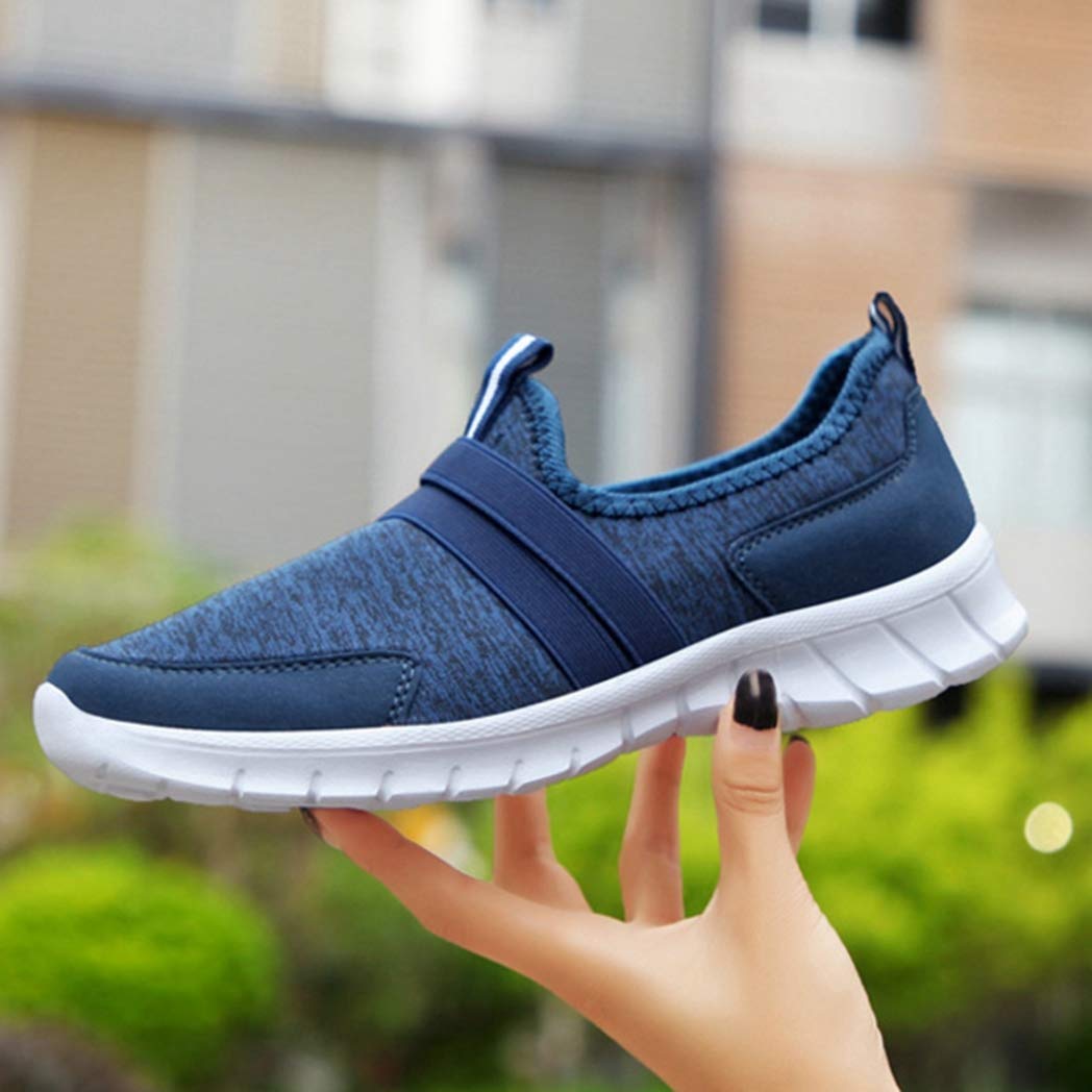 Women's Comfortable Slip-On Walking Sneakers - Breathable Casual Loafers for Ladies | Fashionable & Lightweight Flats for Work, Travel & Everyday Wear