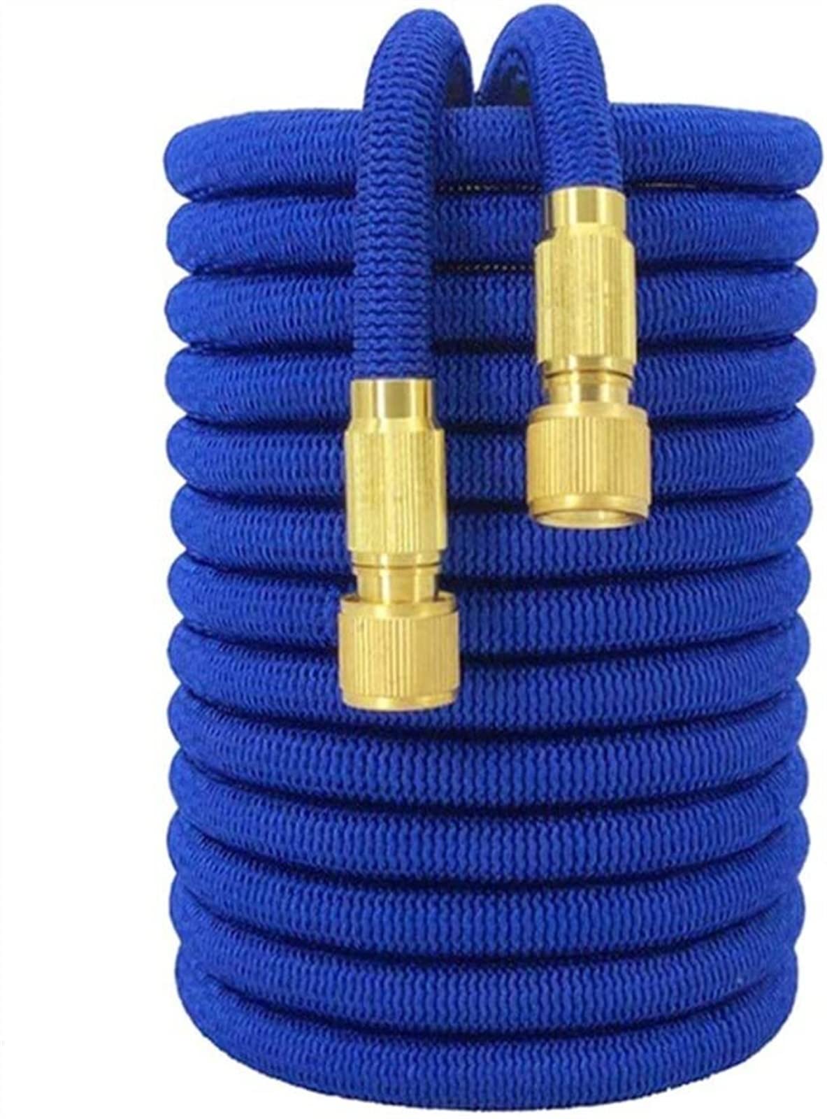 **75ft High Pressure Garden Hose with Adjustable Nozzle - Telescopic Watering Hose for Lawn Cleaning, Car Washing & Outdoor Play - Heavy Duty Spray Gun (Color: A)**