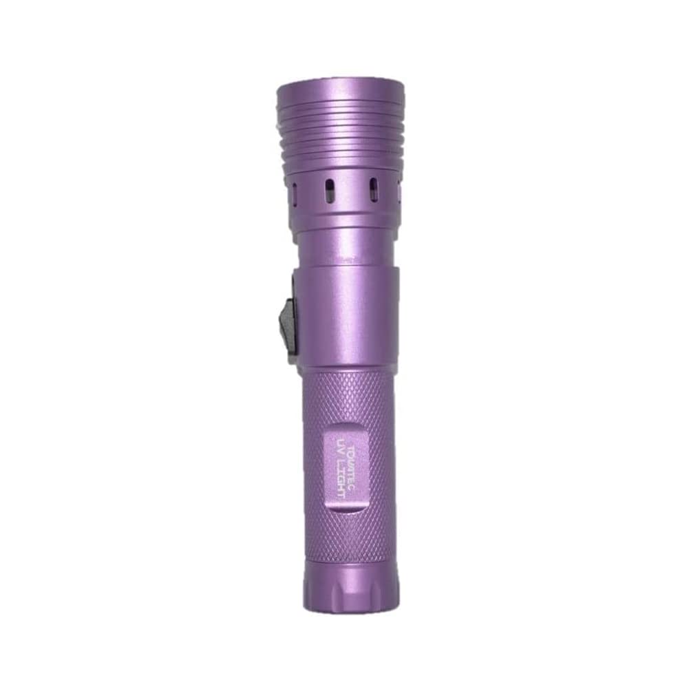Compact Waterproof Scuba Diving Underwater 395NM LED UV Light with Adjustable Beam Angle - Perfect for Night Diving, Coral Exploration and Underwater Photography