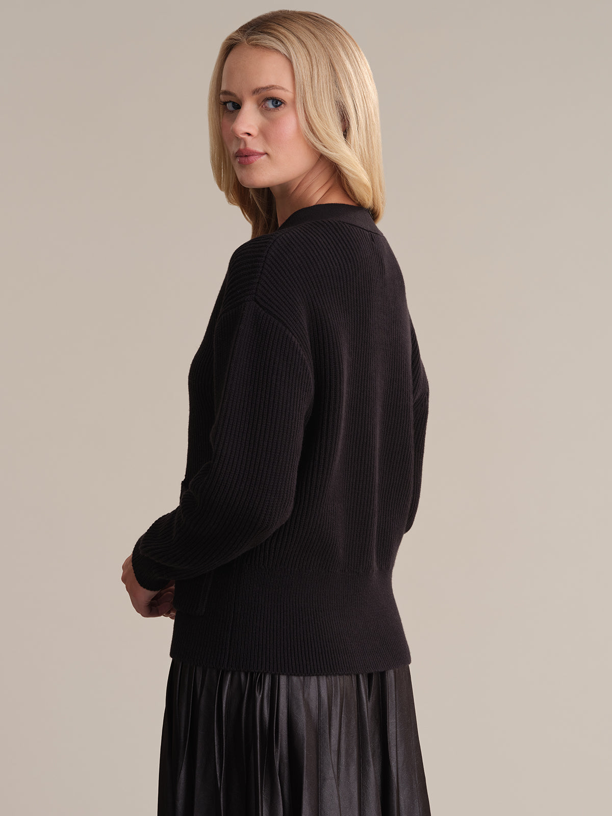 Abigail Women's V-Neck Cotton Cardigan Sweater - Soft & Comfortable Lightweight Knit for Casual Wear, Office, and Layering