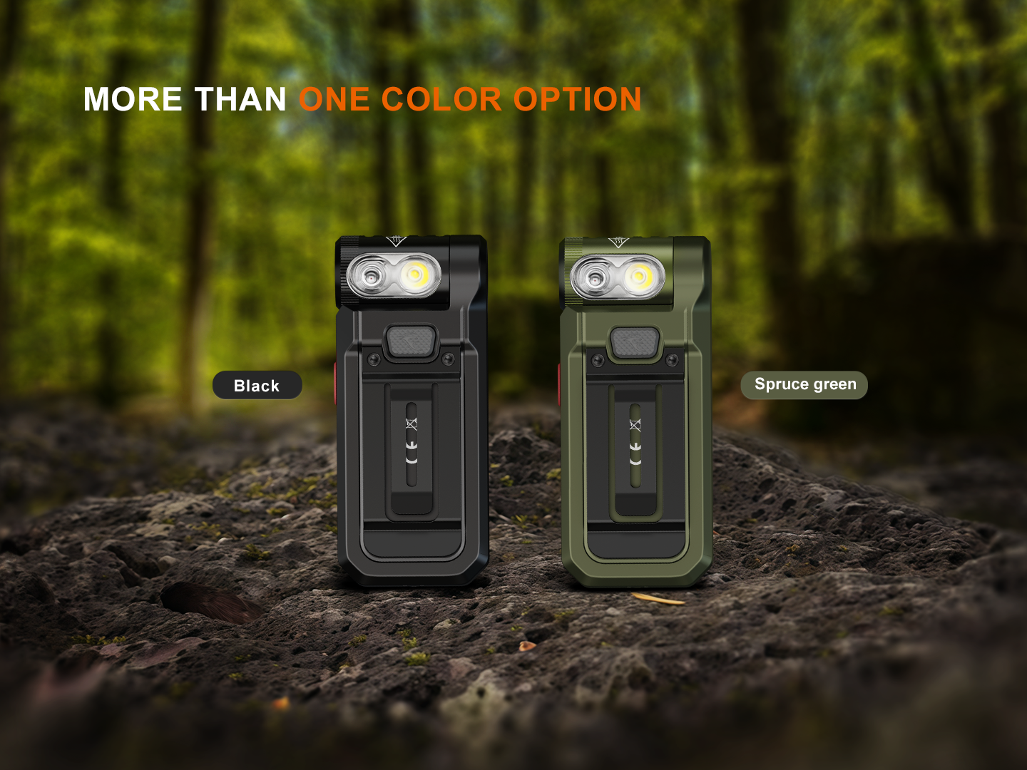 Fenix SW05R Multipurpose Clip On Light - Red & UV Output for Camping, Hiking, and Emergency Use