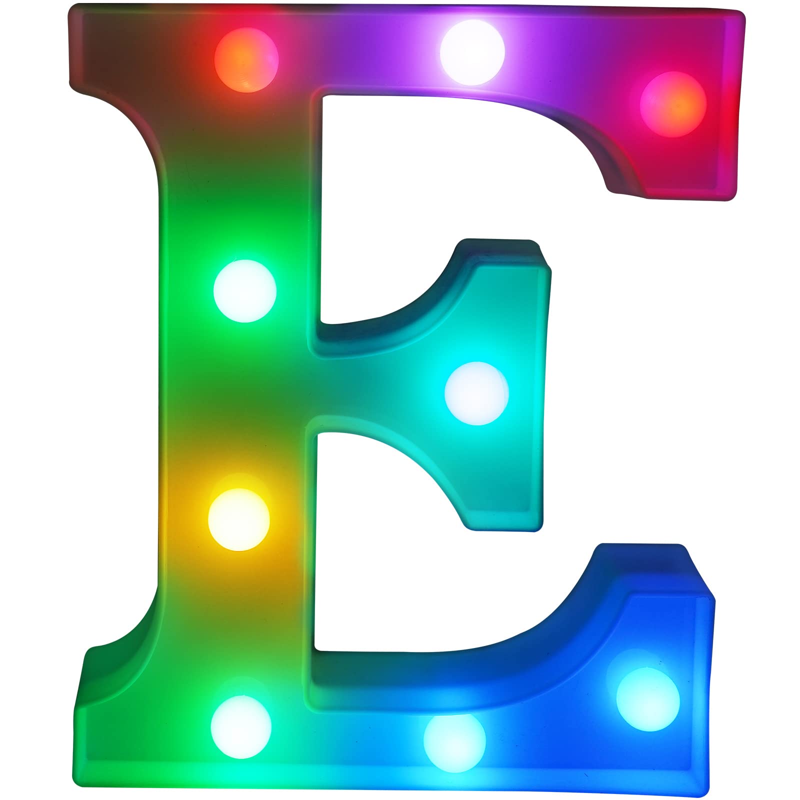 Jalarox 16 Colors Changing LED Marquee Letter Lights - Dimmable Multicolor Alphabet Signs for Wedding, Birthday, Party & Christmas Decor - Perfect for Bedroom, Dorm Room, Bar and Holiday Decoration