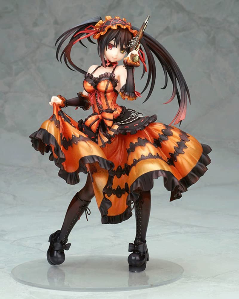 OneOneSay 1/8 Scale Tokisaki Kurumi Anime Figure - Date A Live Cute Girl PVC Statue (23cm/9inch) - Anime Character Model for Collection, Decoration & Display | Perfect for Anime Fans, Home Decor & Gift Giving