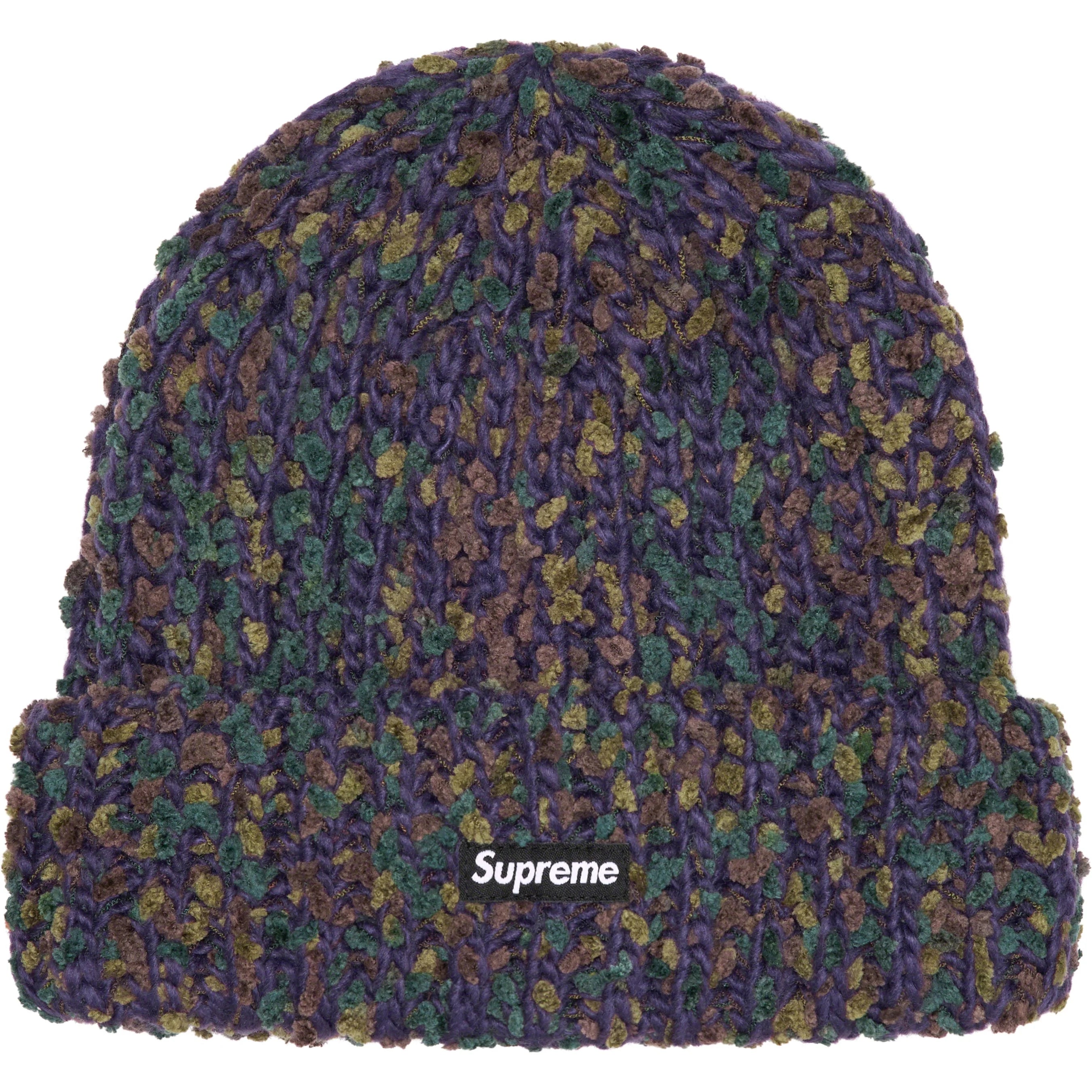 Supreme Chenille Beanie - Soft Winter Hat for Men & Women, Warm Fleece Lined Purple Skull Cap - Perfect for Skiing, Snowboarding & Cold Weather Activities