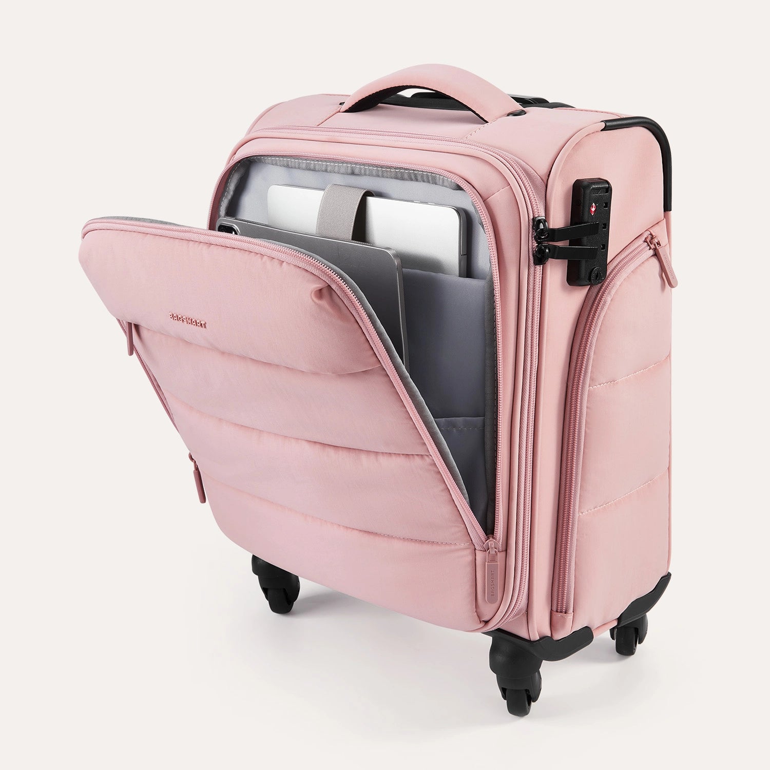 Bagsmart 16-Inch Personal Item Carry-On Luggage - Perfect for Air Travel, Weekend Getaways & Business Trips