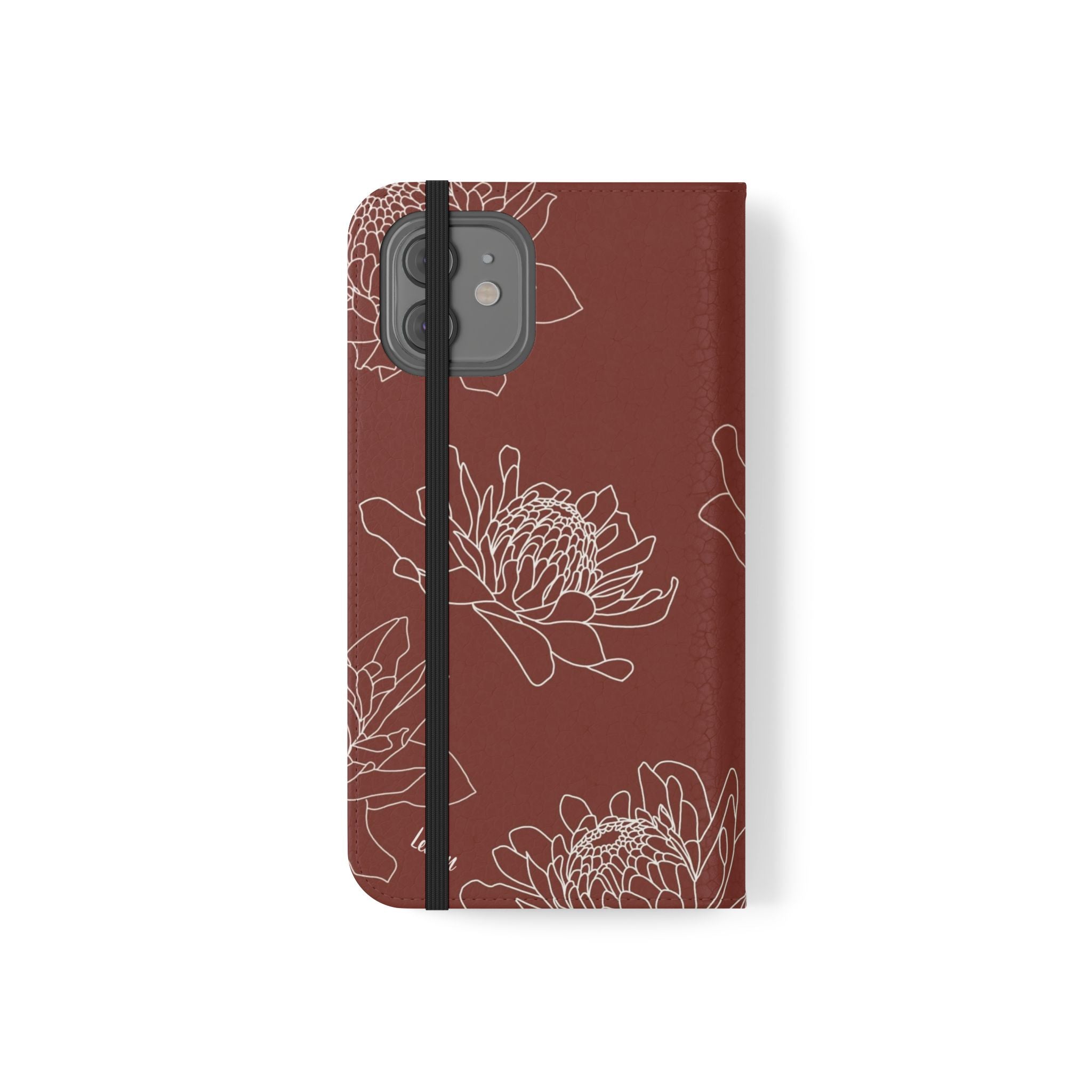 Torch Ginger Folio Case - Elegant & Durable Phone Cover for iPhone & Samsung - Perfect for Travel, Work & Everyday Use