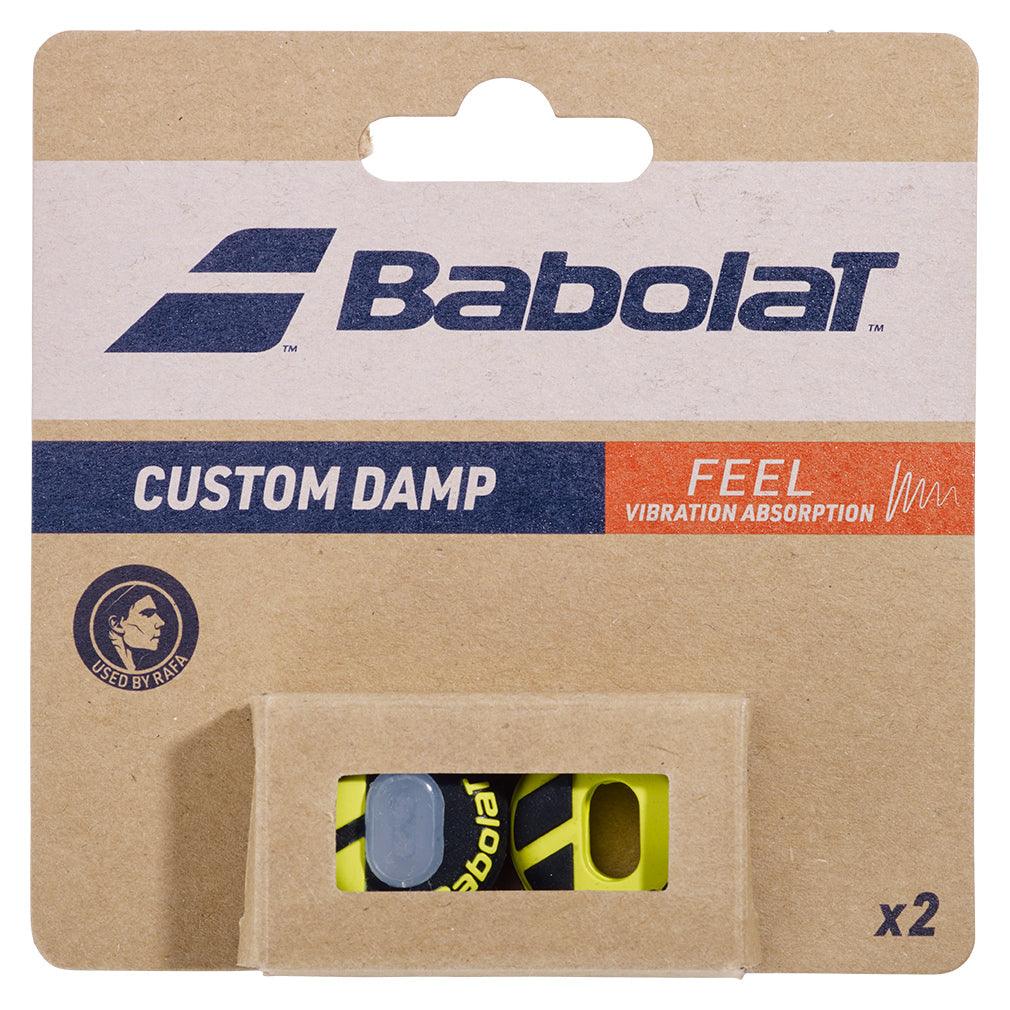 Custom X2 Tennis Dampeners - Black & Yellow Vibration Absorbers for Tennis Rackets | Perfect for Competitive Play & Training Sessions