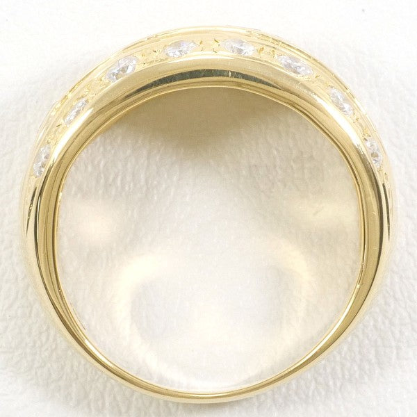 18K Yellow Gold Diamond Ring for Women - Elegant Solitaire Engagement & Wedding Band - Perfect for Proposals, Anniversaries, and Special Occasions