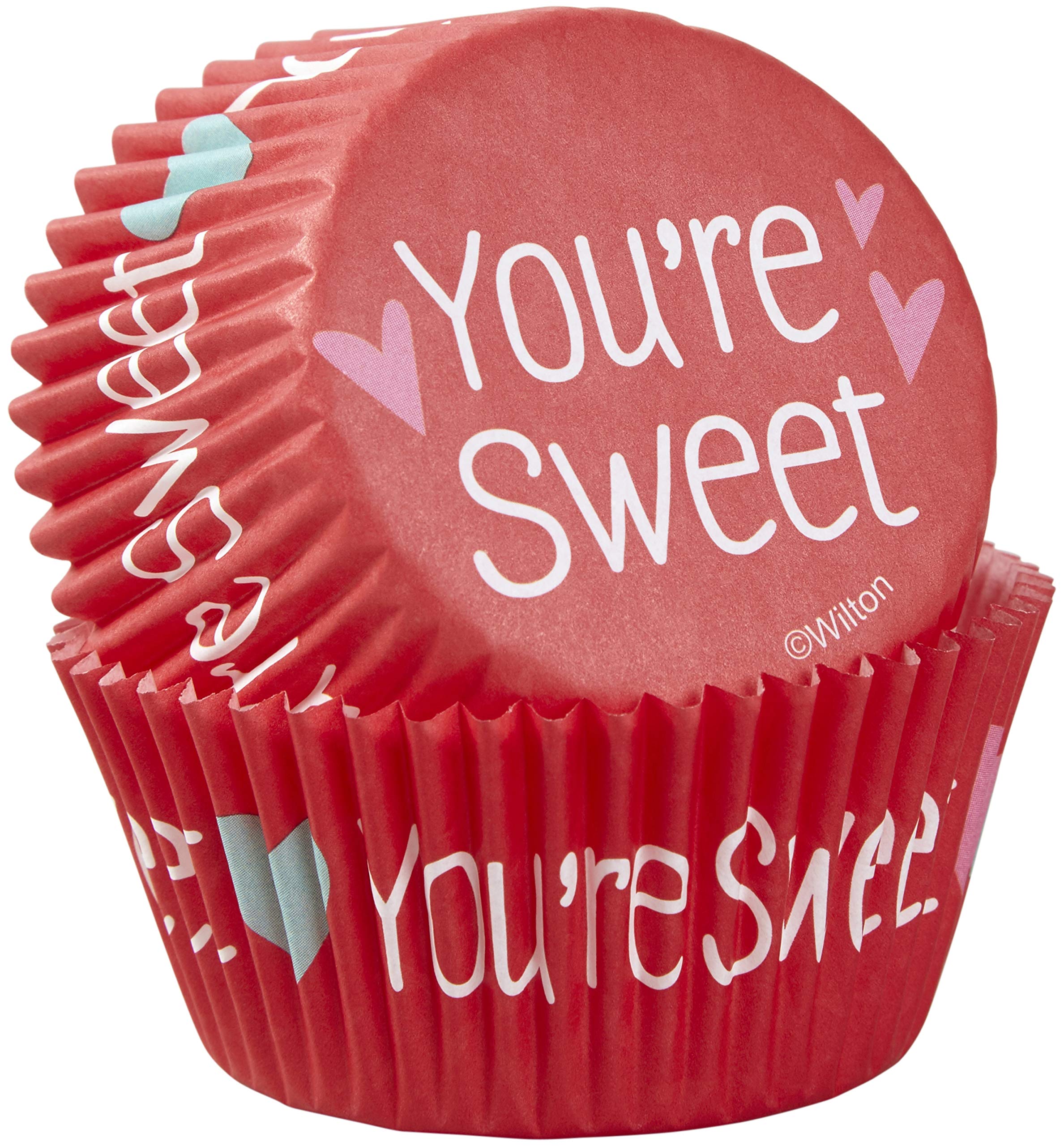 Standard Baking Cups for Valentine's Day - Red & White Non-Food Paper Liners for Cupcakes, Muffins & Party Desserts | Perfect for Baking, Holiday Treats & Special Occasions