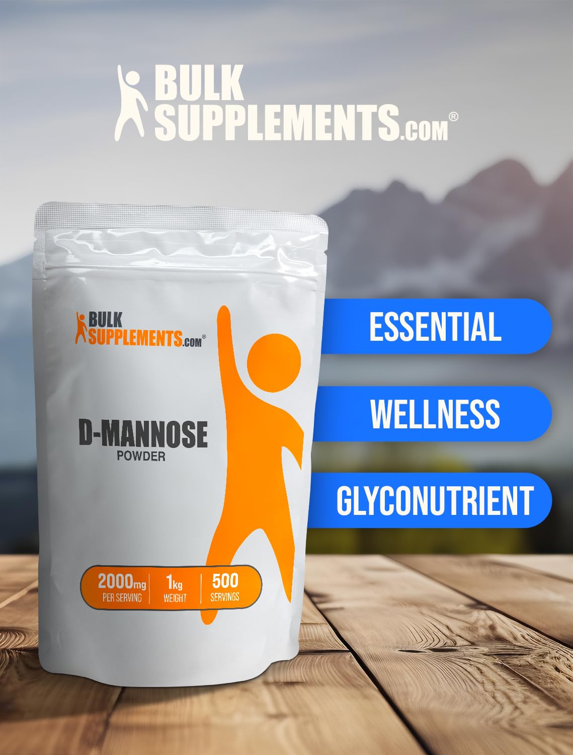 BulkSupplements Pure D-Mannose Powder for Urinary Tract Support - Unflavored, Gluten Free Dietary Supplement - 2g per Serving, 5kg (11 lbs) Bulk Pack - Supports Bladder Health & UTI Prevention for Women & Men