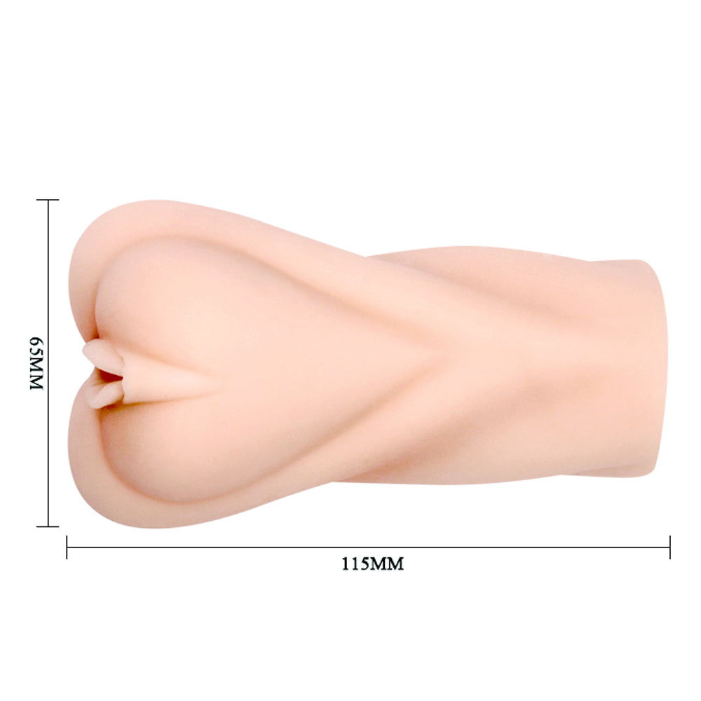 Crazy Bull Self-Lubricating Vaginal Masturbator for Men - Realistic Feel & Easy Clean - Perfect for Solo Play & Couples Use