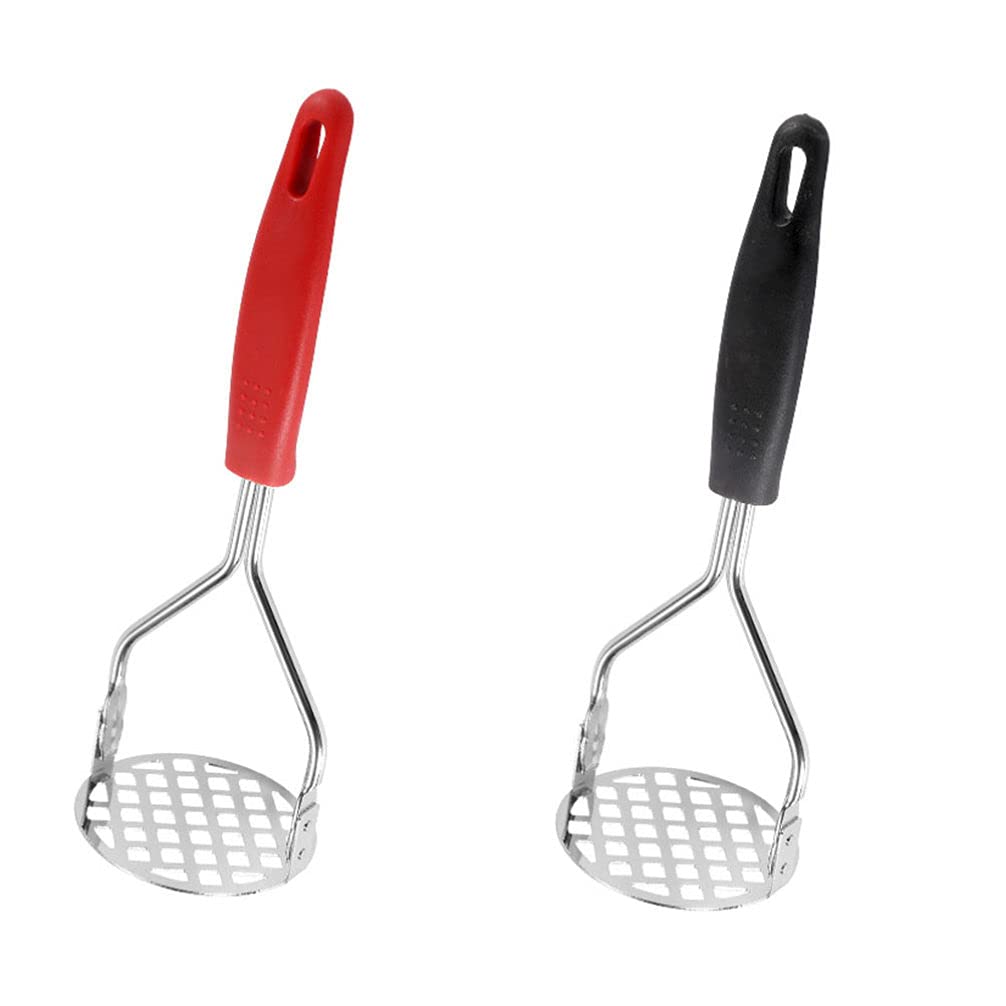 Premium Stainless Steel Potato Ricer & Masher Set - Heavy Duty Garlic Press & Potato Ricer for Smooth Mashed Potatoes, Baby Food & Cooking - Ideal for Home Kitchen, Restaurants & Meal Prep