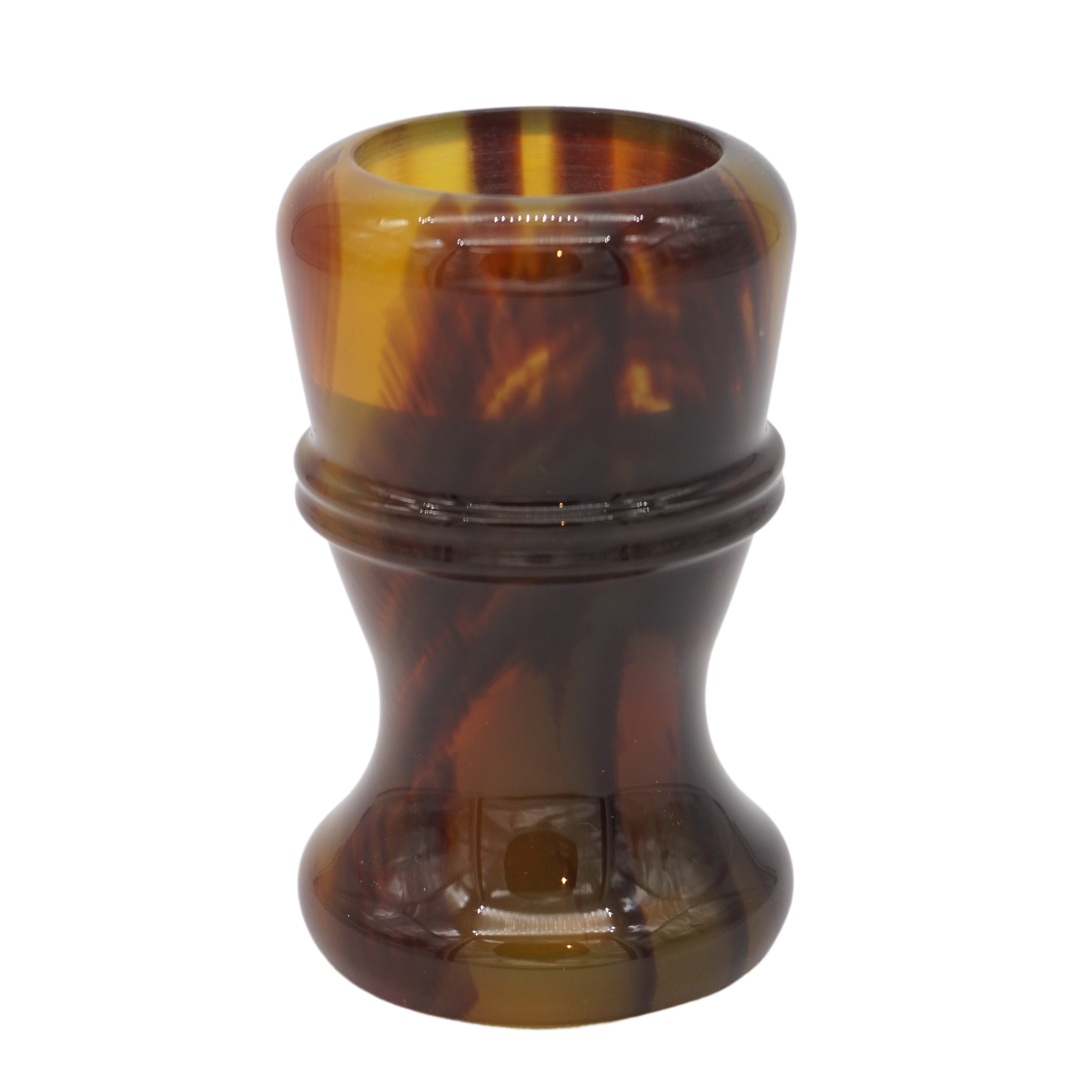 Premium Tortoise Handcrafted Shaving Brush Handle for 24mm & 26mm Knots - Perfect for Wet Shaving, Grooming Kits & Luxury Bathroom Accessories