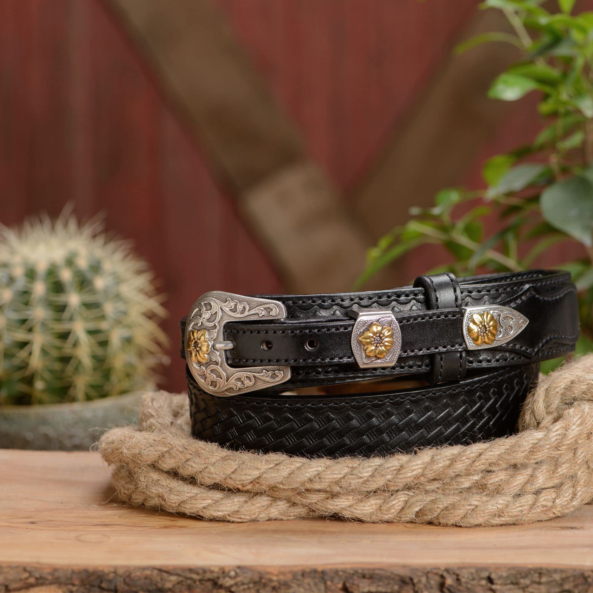 Premium Bullhide Leather Belt for Men - 1.5