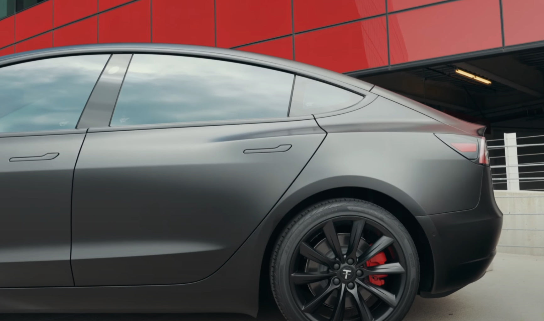 4-Piece Matte Black Side Door Push Handle Cover Trims for 2017+ Tesla Model 3 & Y - Premium Interior Upgrade for Enhanced Style & Protection (Perfect for Car Enthusiasts & Daily Commuters)