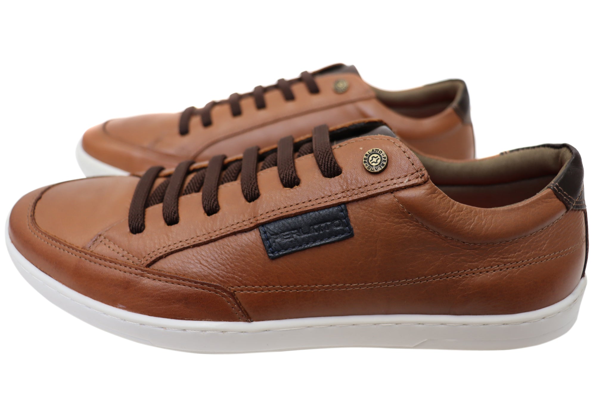Perlatto Trevor Men's Brazilian Comfort Leather Slip-On Casual Shoes - Lightweight & Breathable for Walking, Travel & Everyday Wear