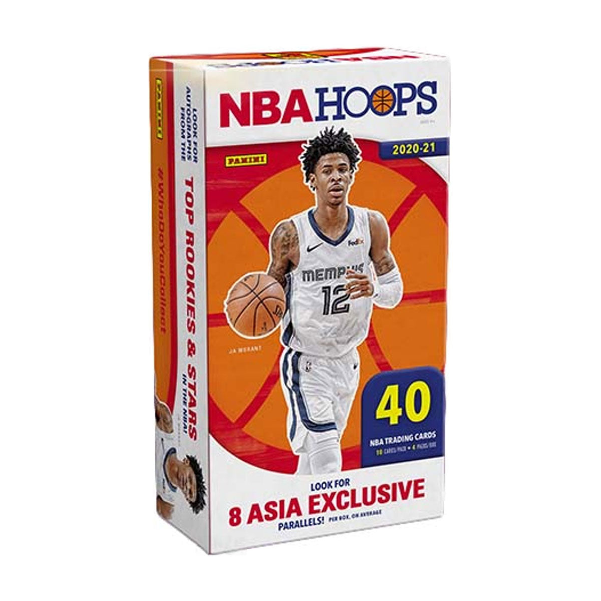 2020-21 Panini NBA Hoops Basketball Trading Cards Box - Asia Tmall Edition | Collectible Sports Cards for Fans & Investors | Perfect for Gifts, Collections & Memorabilia