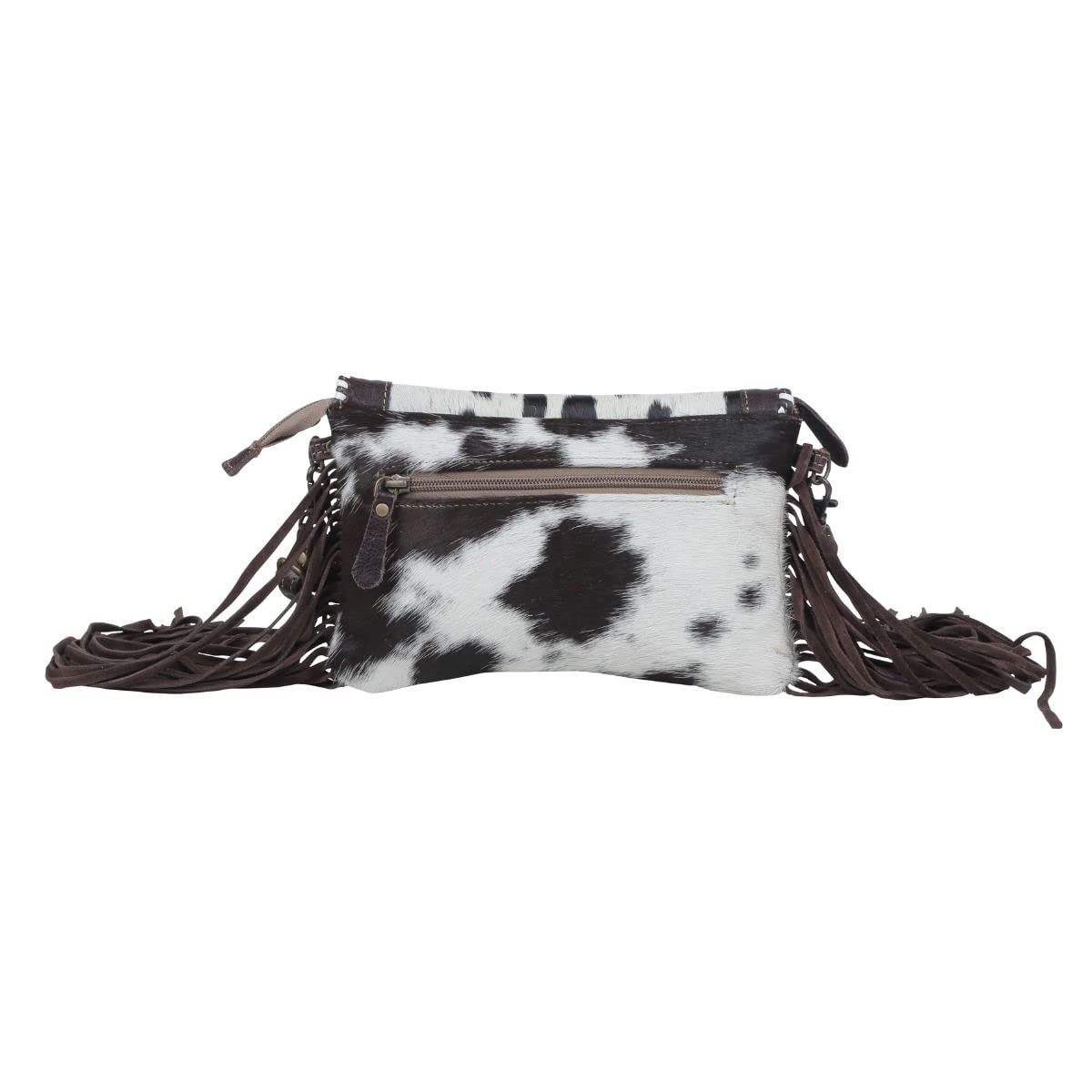 Myra Bag Cafune Genuine Leather & Hairon Crossbody Bag S-4727 - Stylish Women's Purse for Work, Travel & Everyday Use
