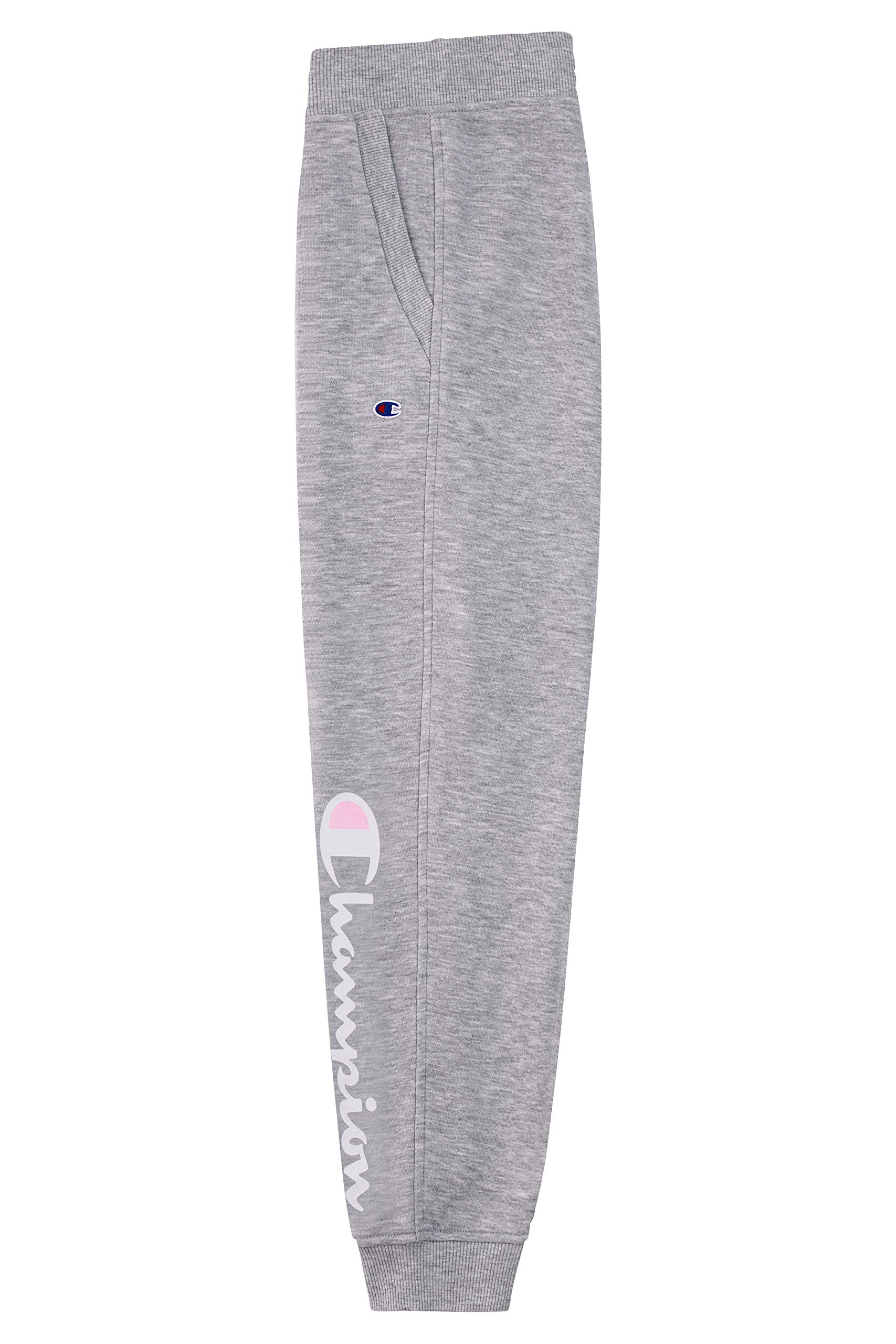 Champion Girls' Fleece-Lined Sweatpants with Pockets - Comfortable Jogger Fit for School, Sports & Casual Wear