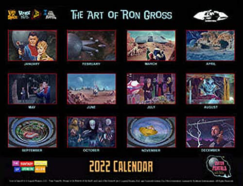 Basement The Fantasy Worlds of Irwin Allen - 2022 Wall Calendar - Lost in Space Theme - Perfect for Sci-Fi Fans, Home & Office Decor, Gift for TV Show Enthusiasts